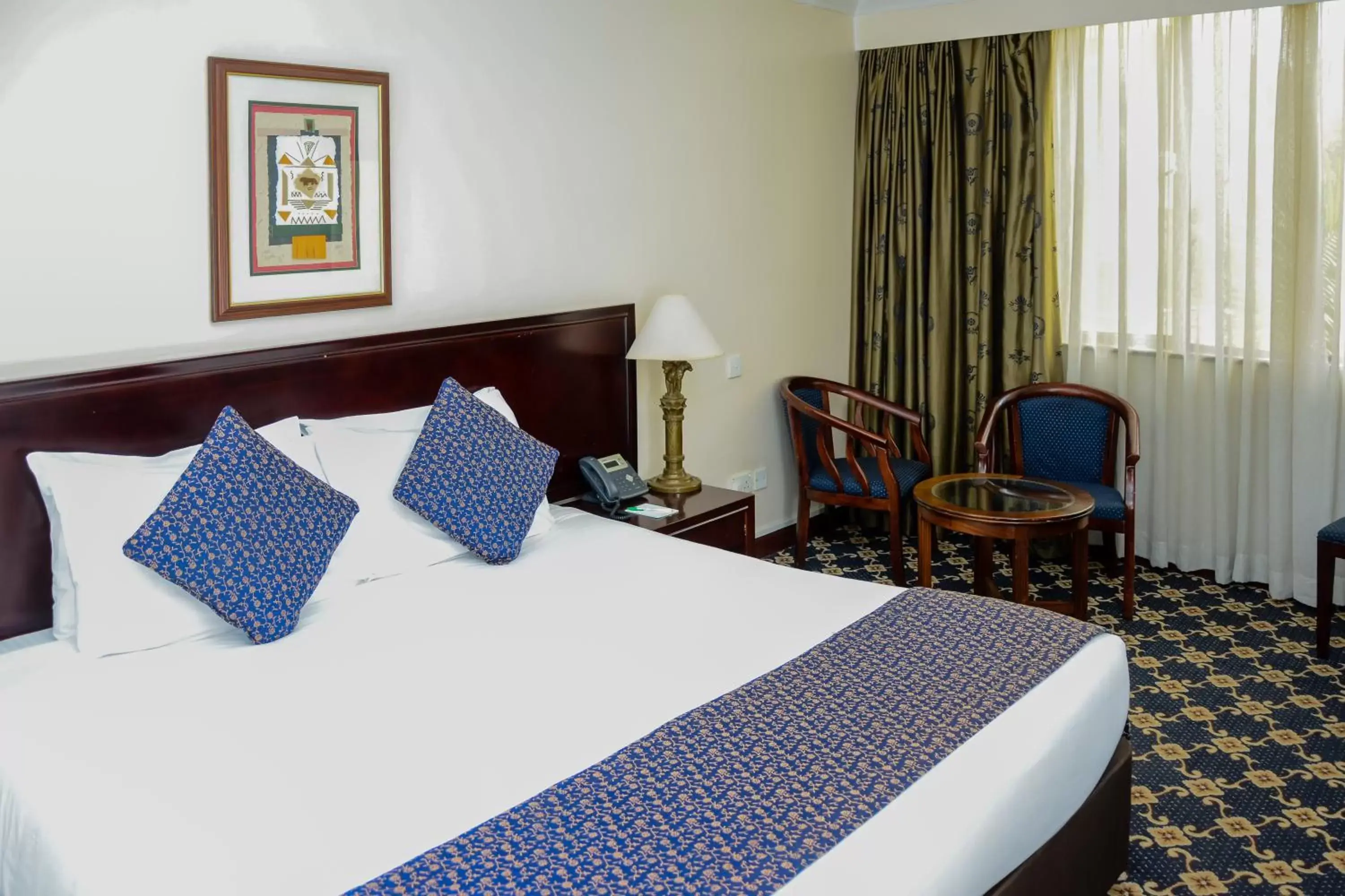 Bed in Jacaranda Hotel Nairobi