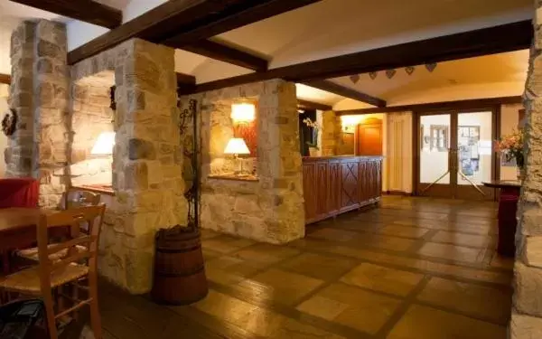 Lobby or reception, Restaurant/Places to Eat in Residence Le Grand Chalet