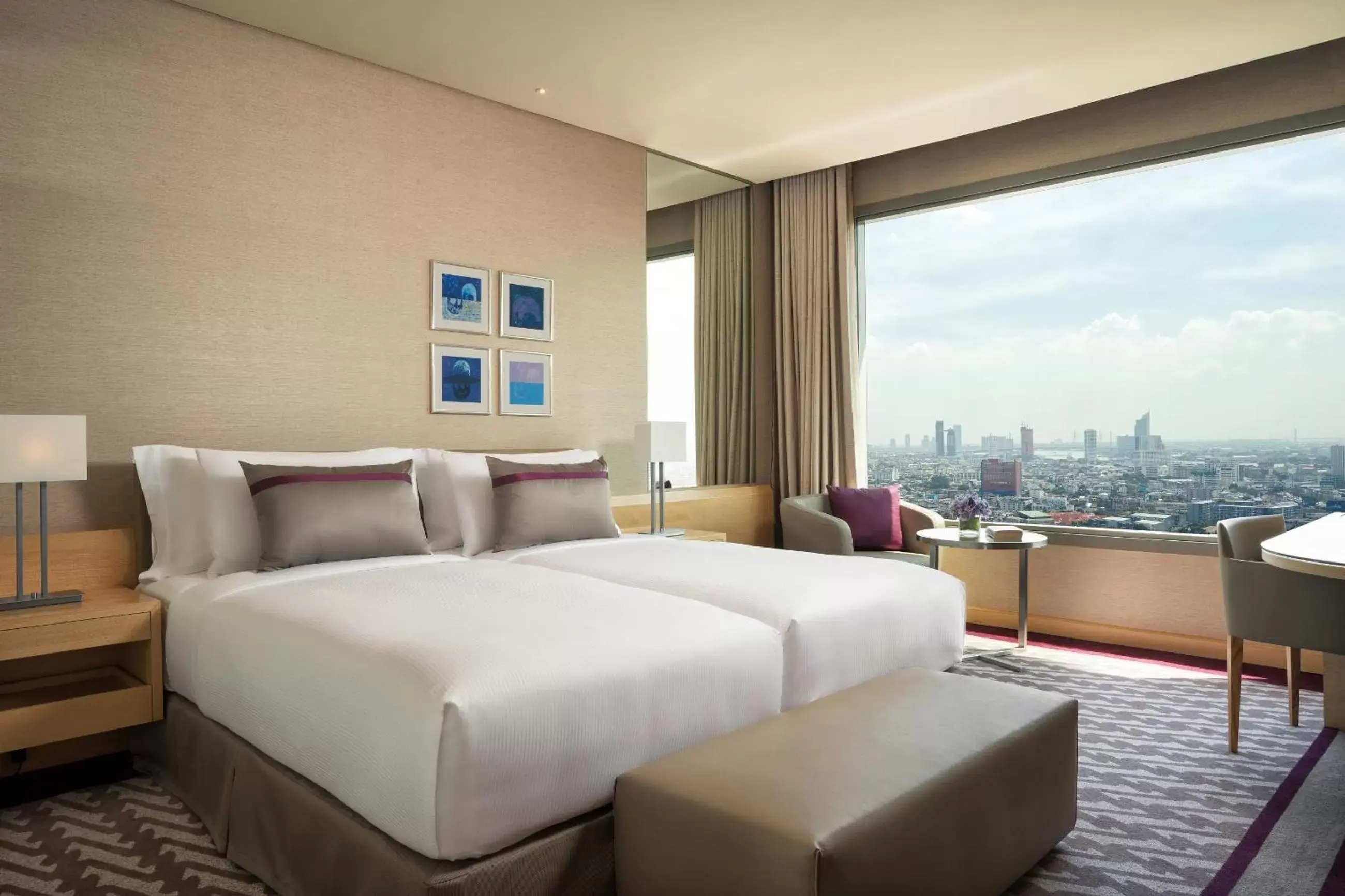Bedroom in Avani Plus Riverside Bangkok Hotel