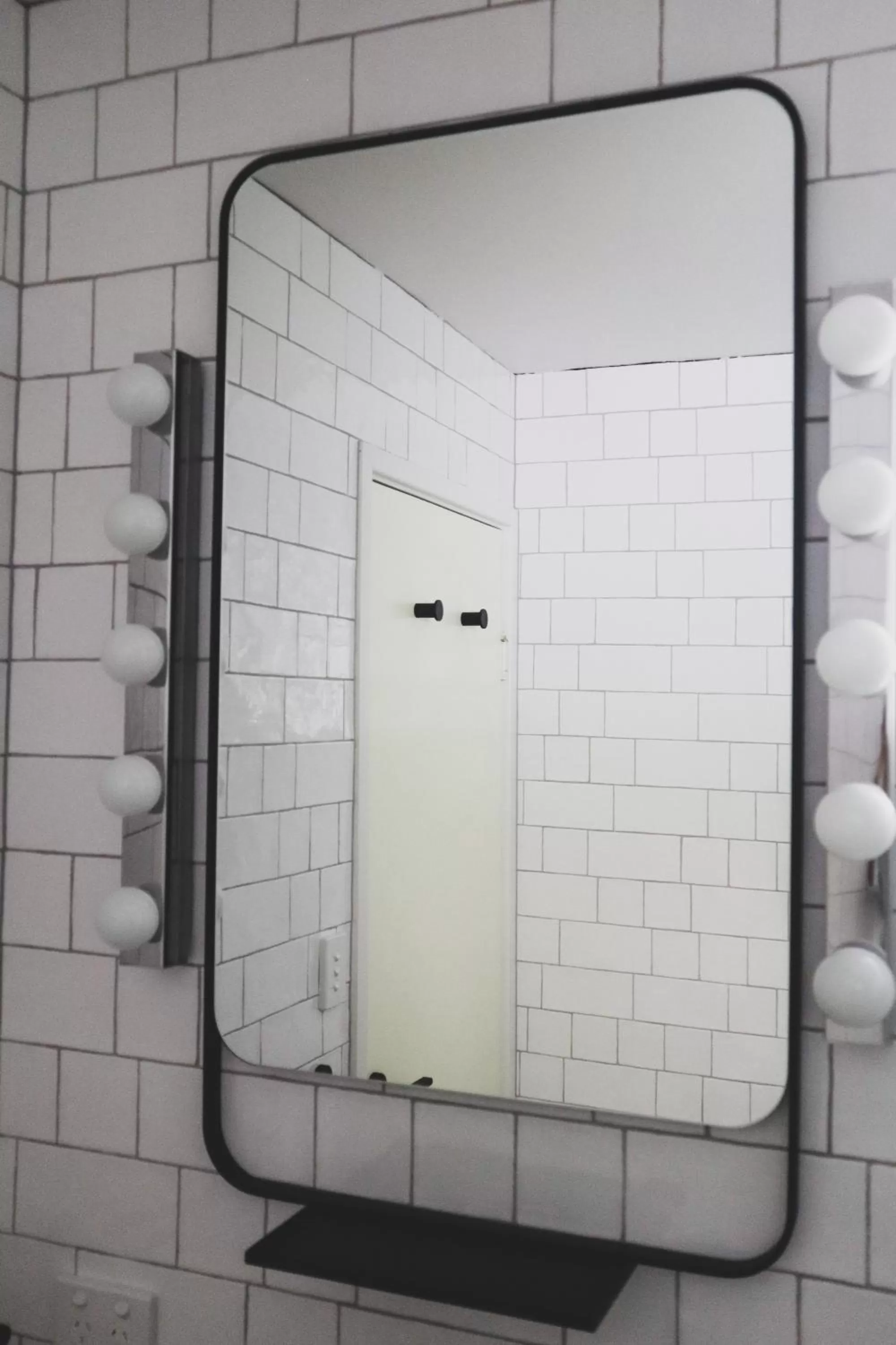 Bathroom in The Blue Water Motel