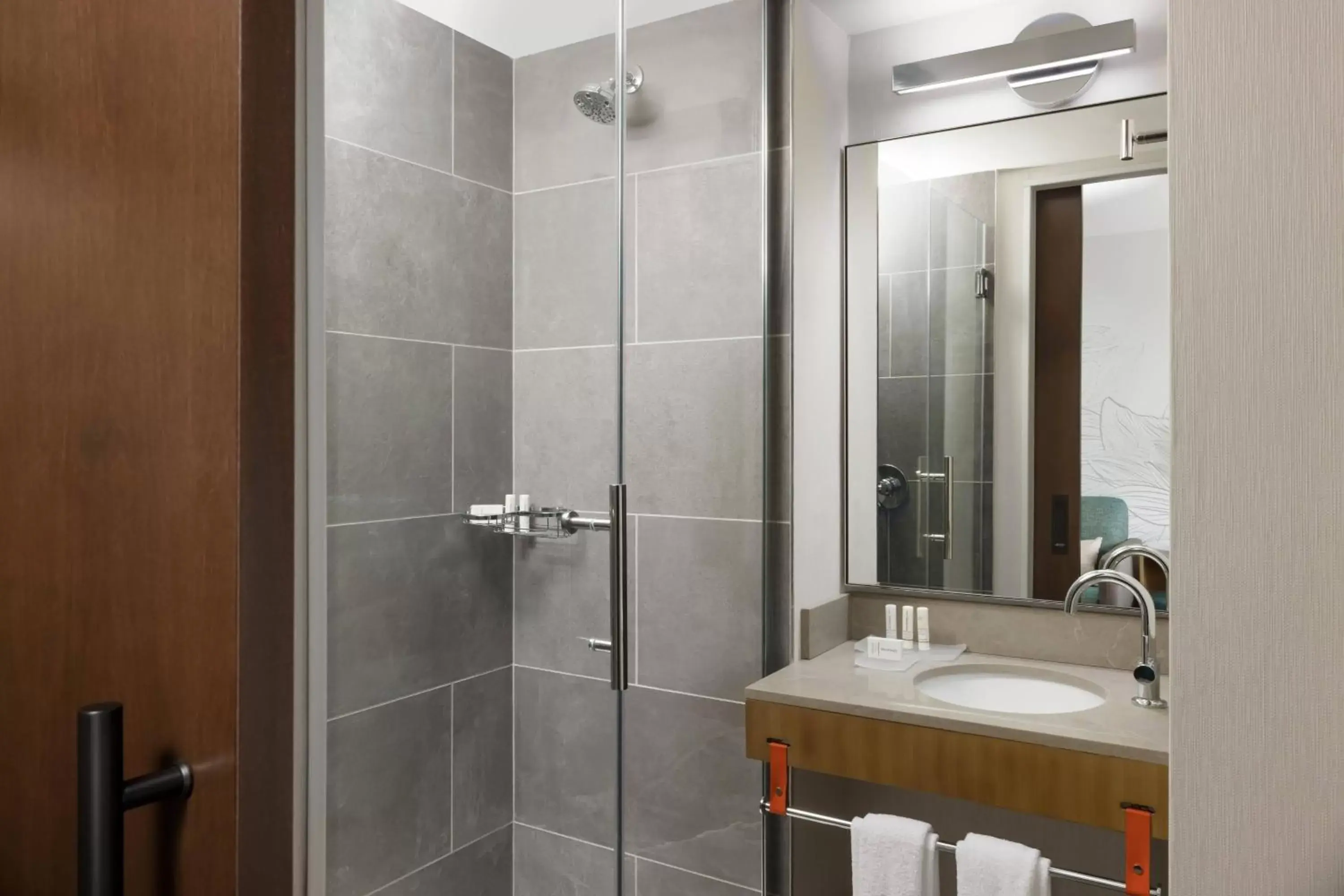 Bathroom in SpringHill Suites by Marriott New York Manhattan Chelsea