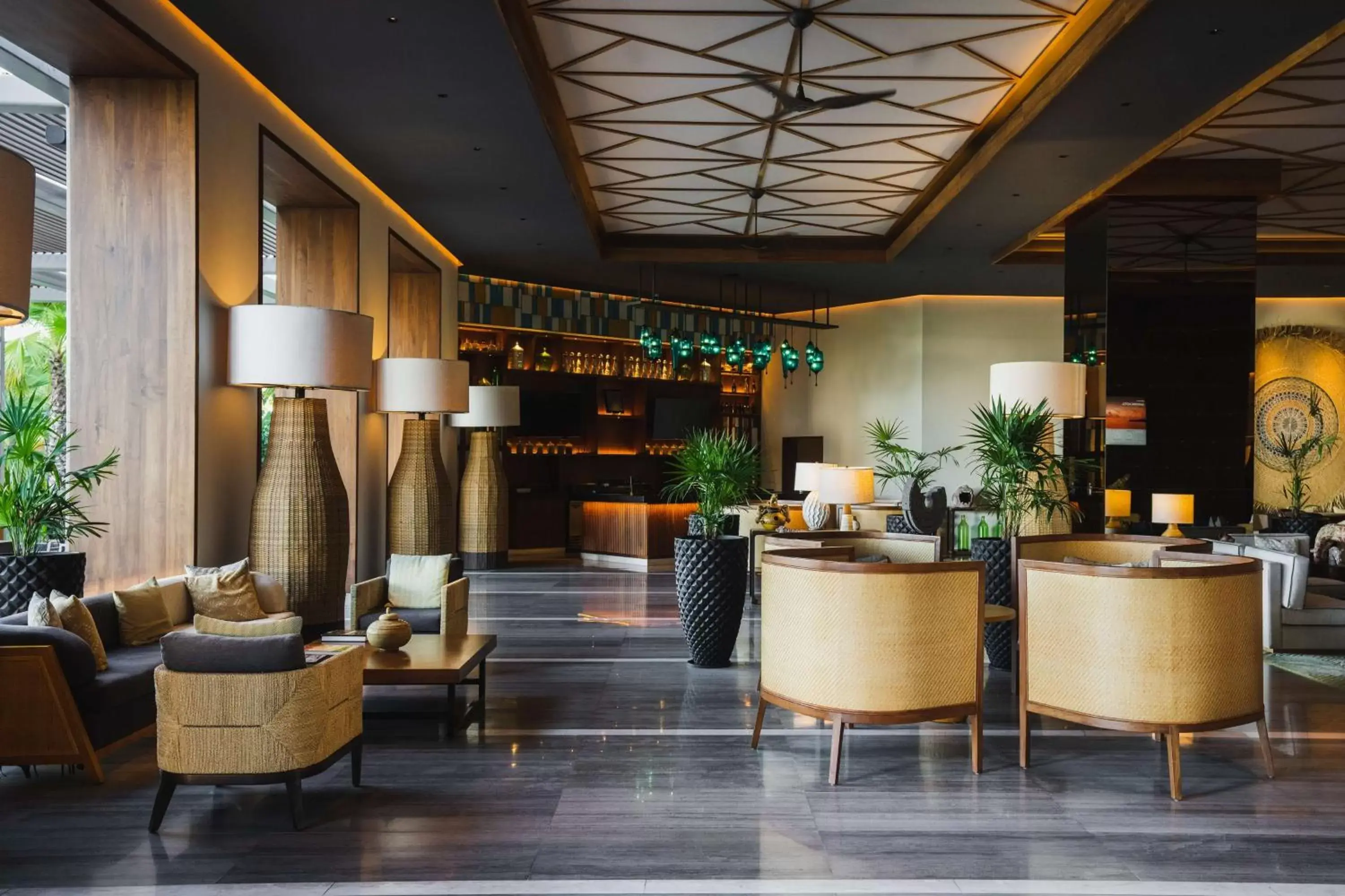 Lobby or reception, Lounge/Bar in Conrad Punta de Mita