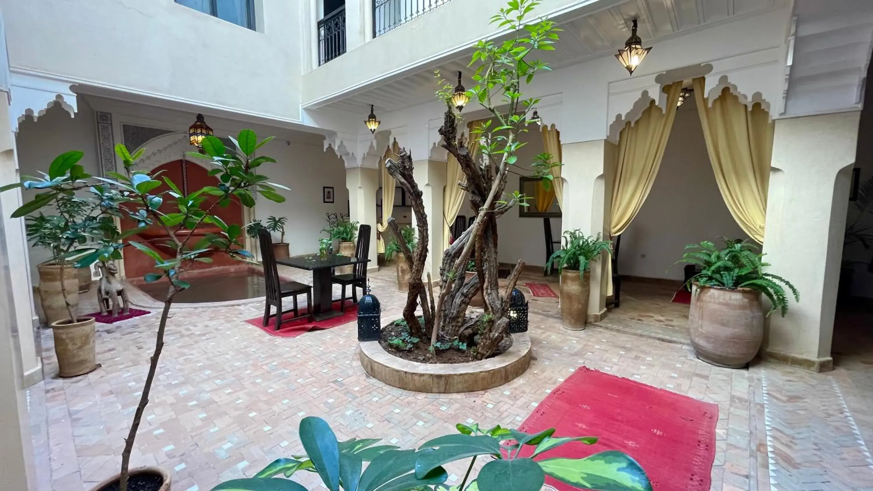 Patio in Riad Dar Foundouk and Spa