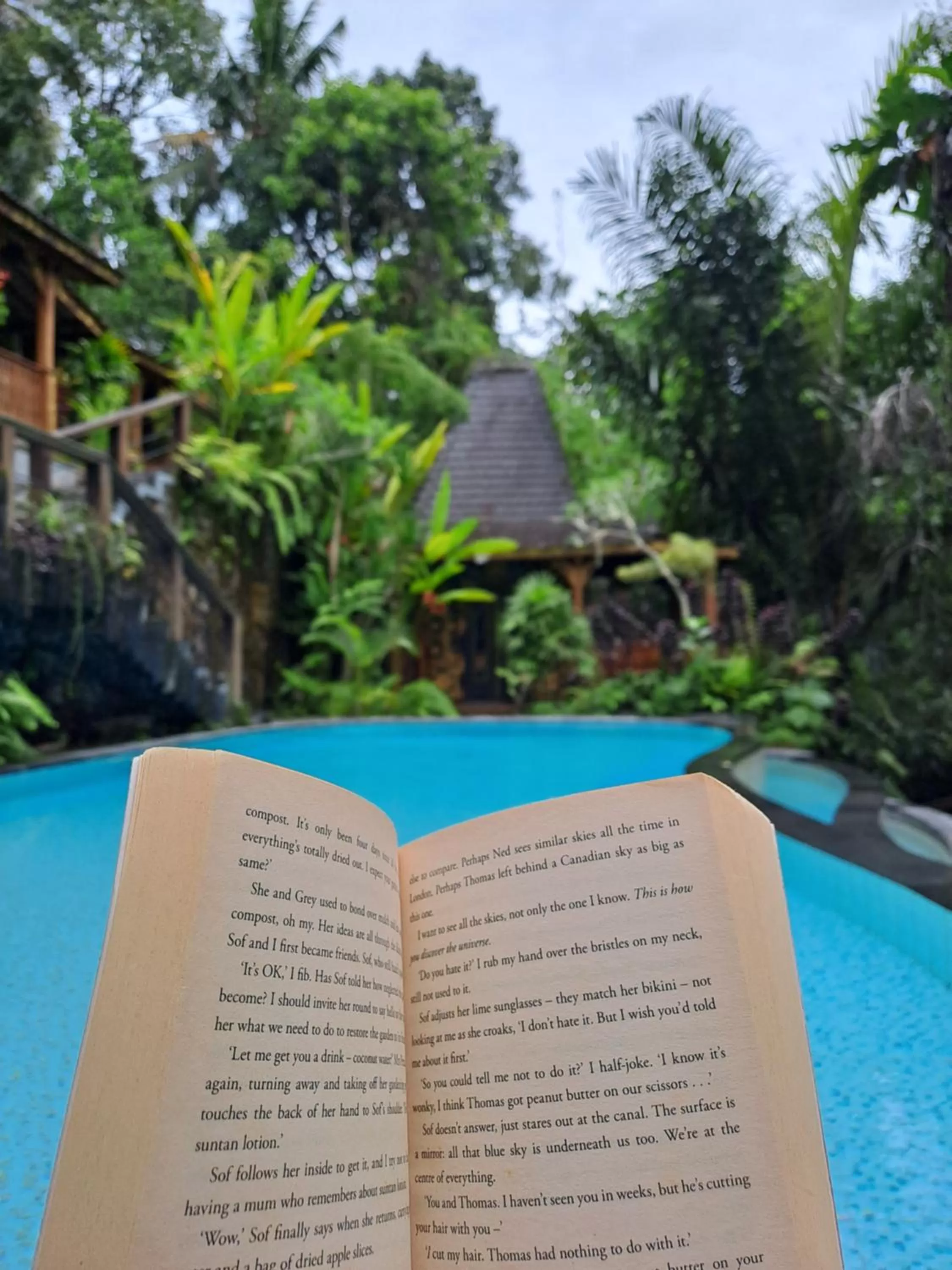 Pool view in Parvati Retreat Villas