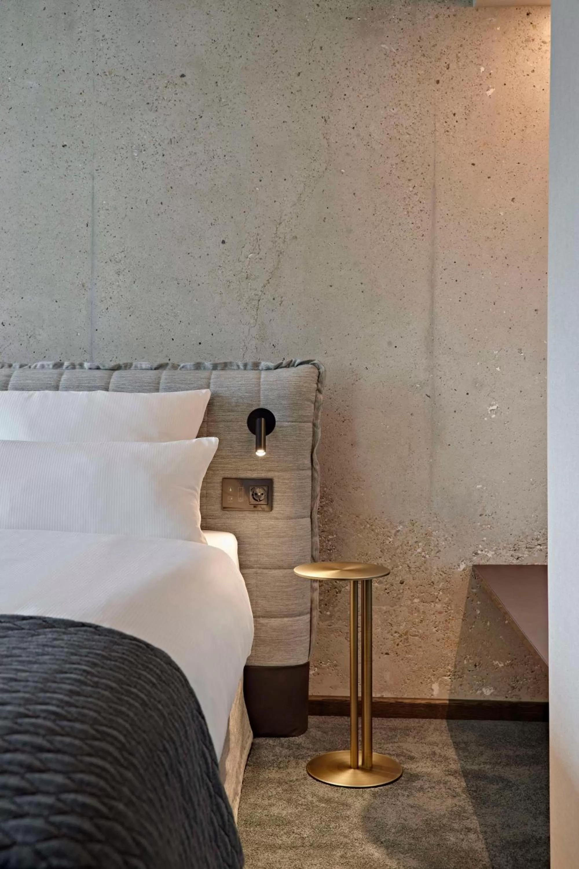 Photo of the whole room, Bed in Lindner Hotel Dusseldorf Seestern, part of JdV by Hyatt