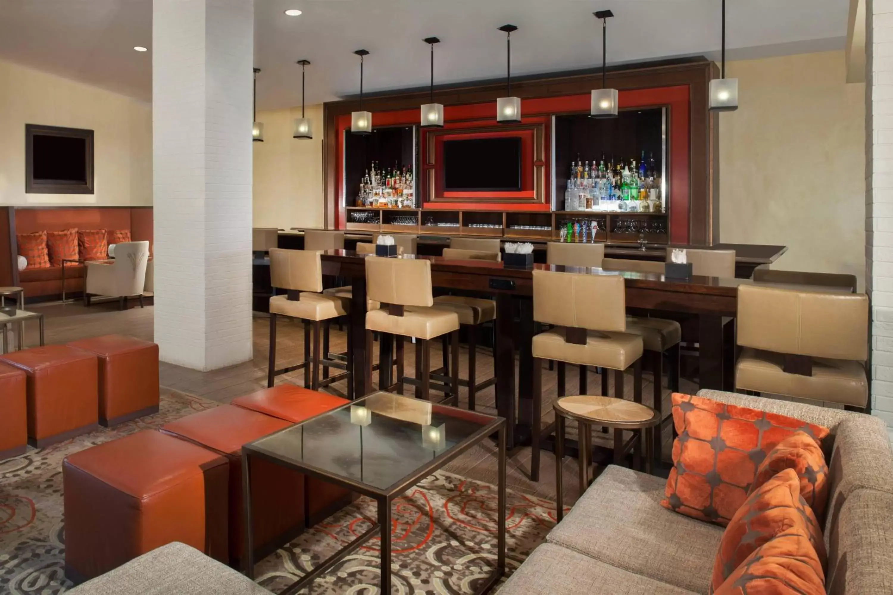 Lounge or bar, Restaurant/Places to Eat in Houston Marriott Sugar Land