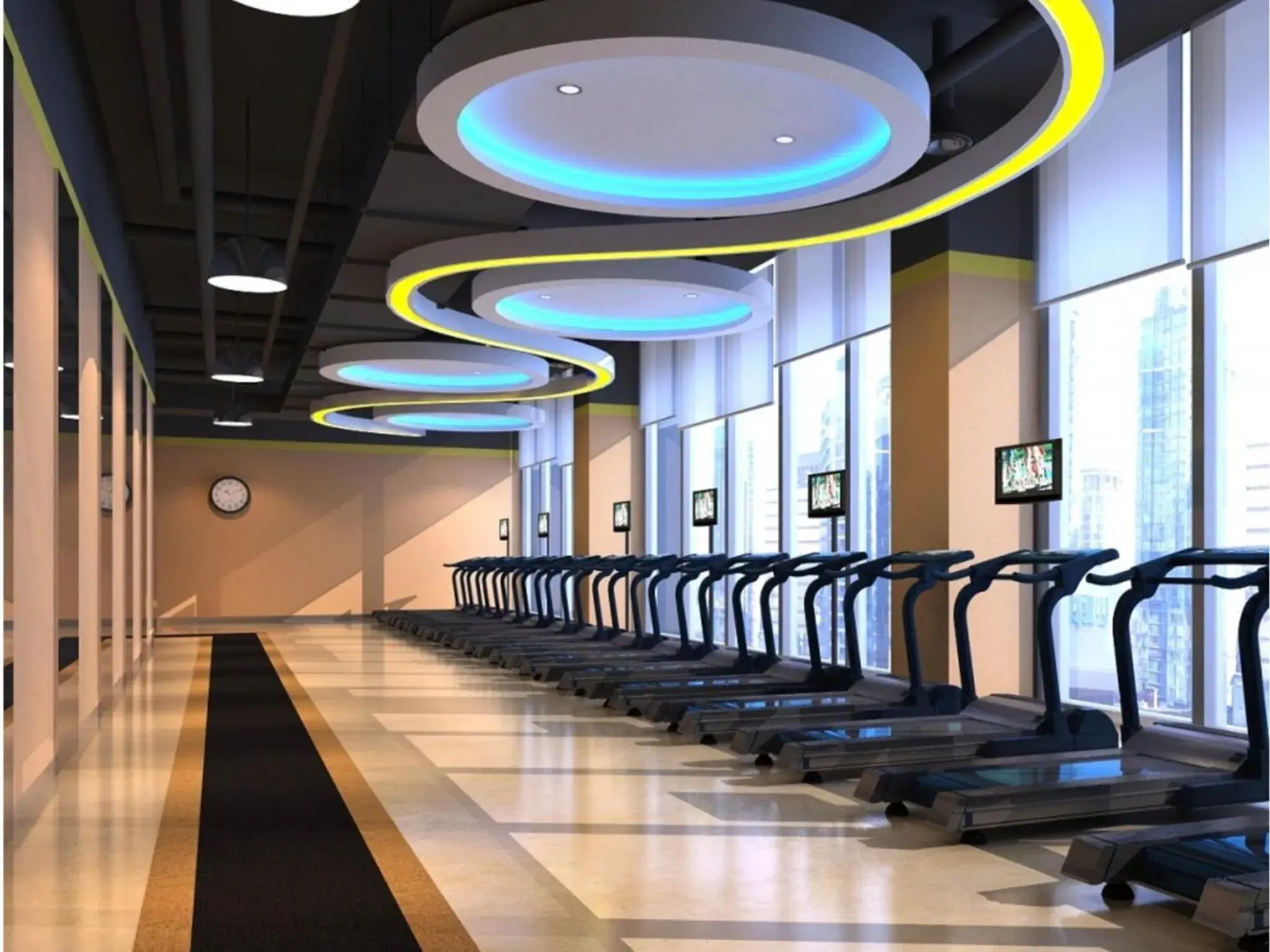 Fitness centre/facilities in Grand Skylight International Hotel Huizhou