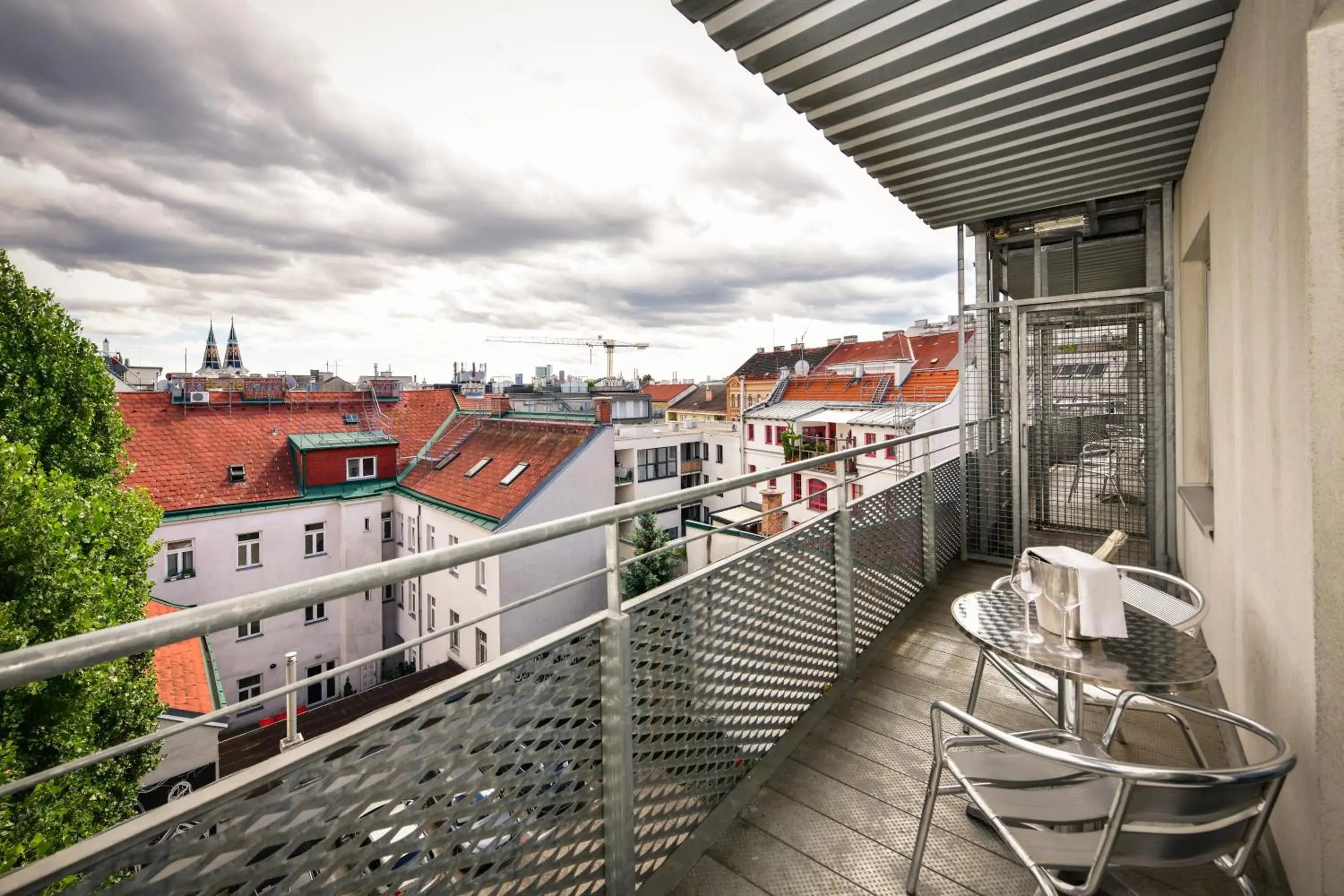 View (from property/room), Balcony/Terrace in Stanys - Das Apartmenthotel