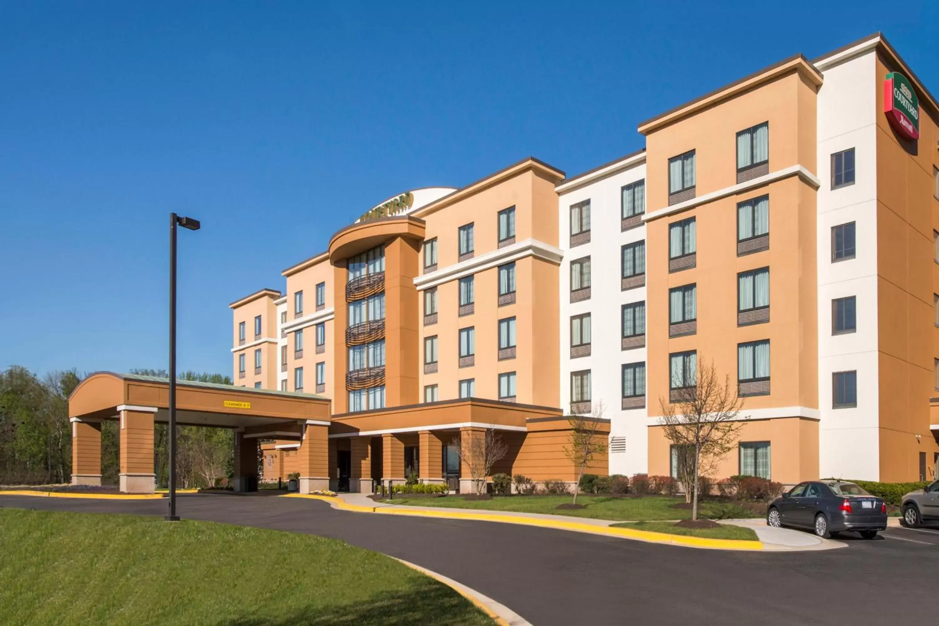 Property Building in Courtyard Fort Meade BWI Business District