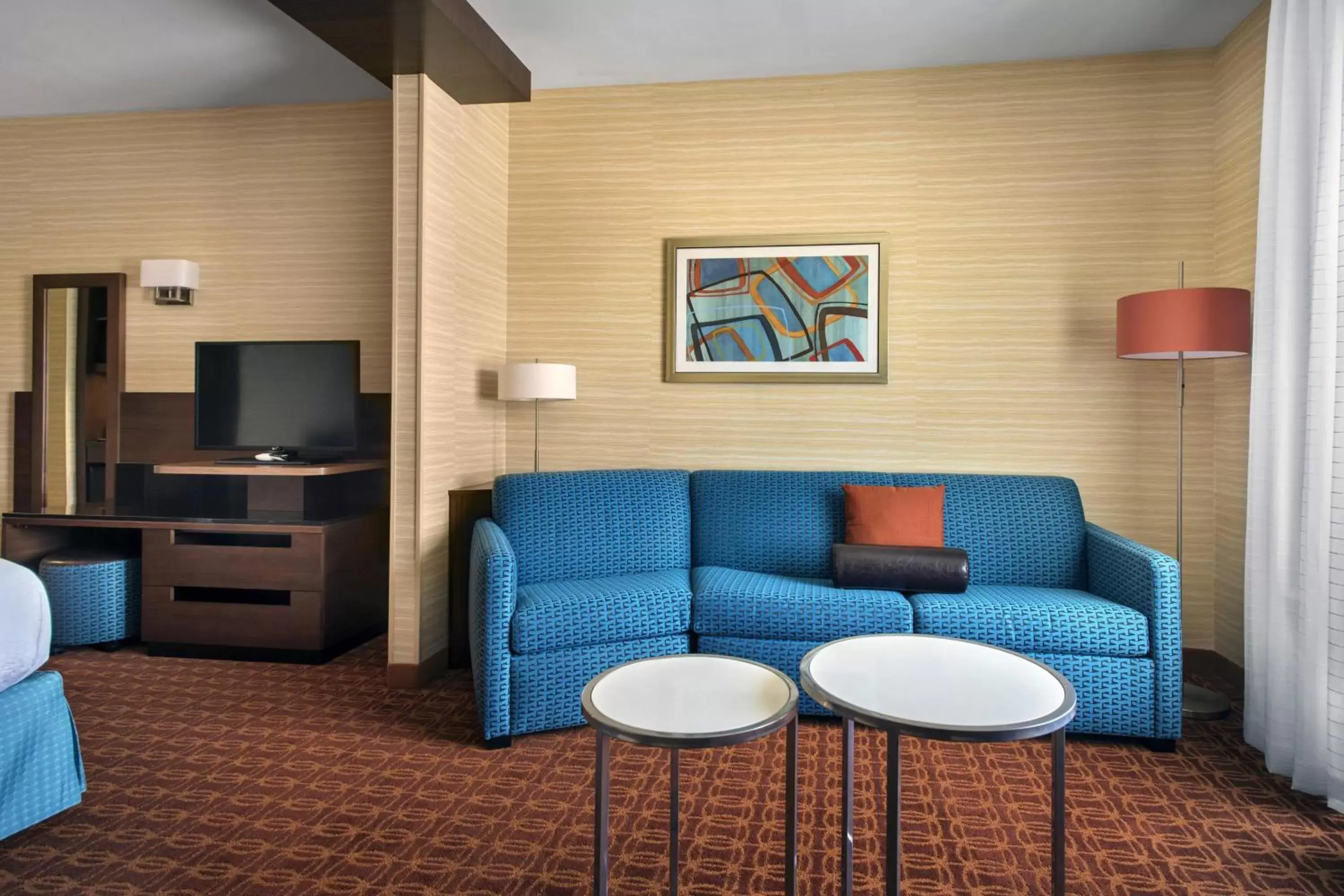 Living room, Seating Area in Fairfield Inn & Suites by Marriott New Castle