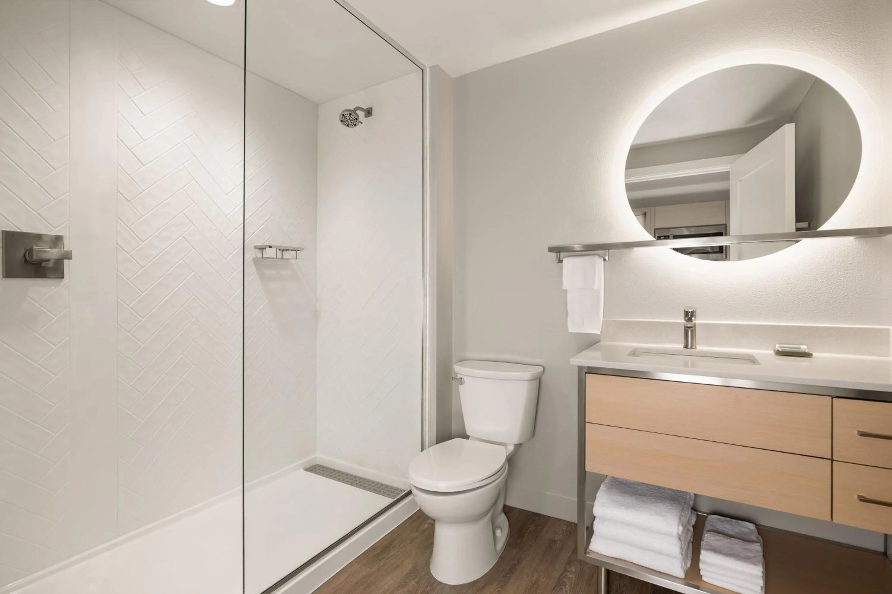 Bathroom in TownePlace Suites by Marriott Iron Mountain