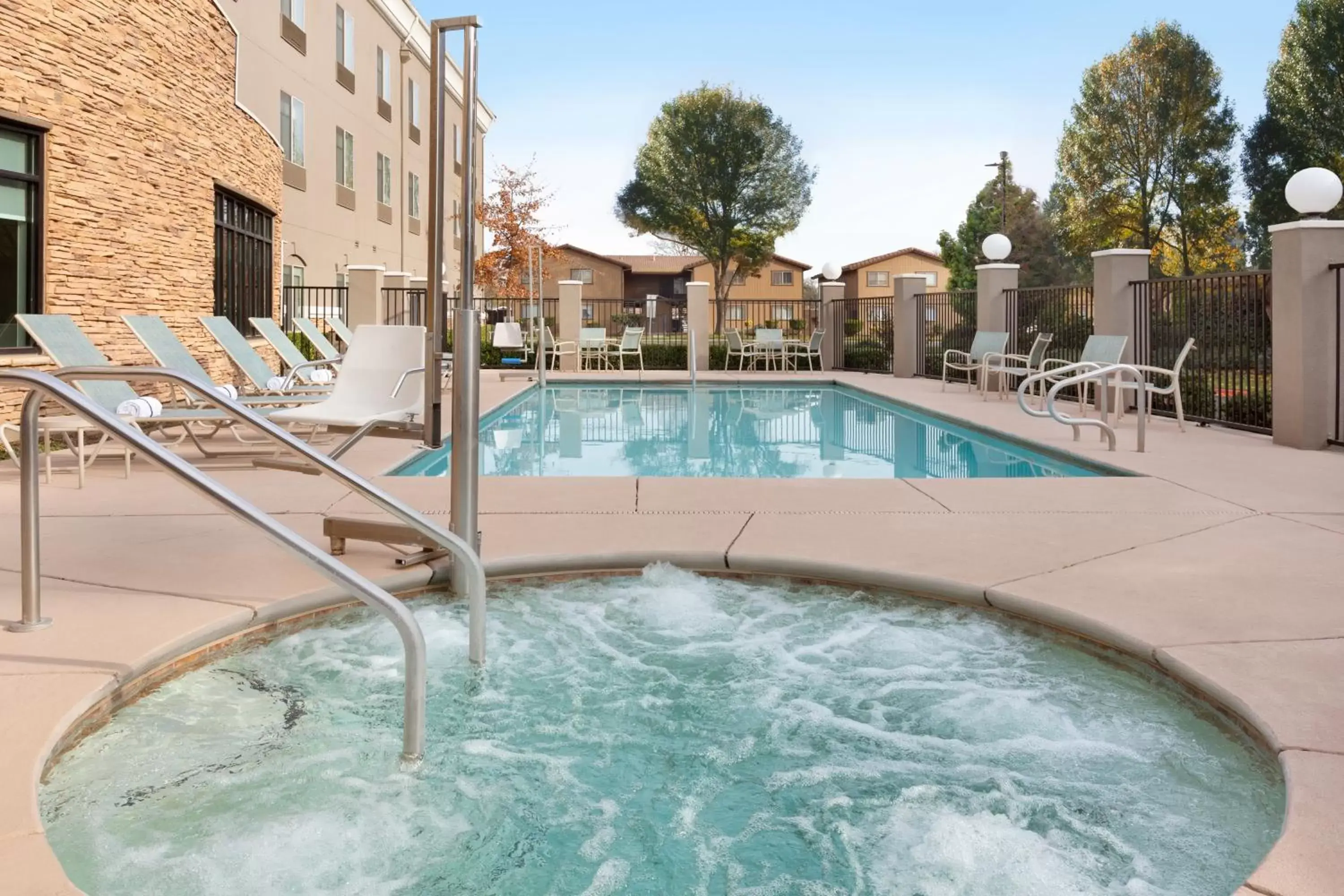 Swimming Pool in Holiday Inn Express Hotel & Suites Merced, an IHG Hotel