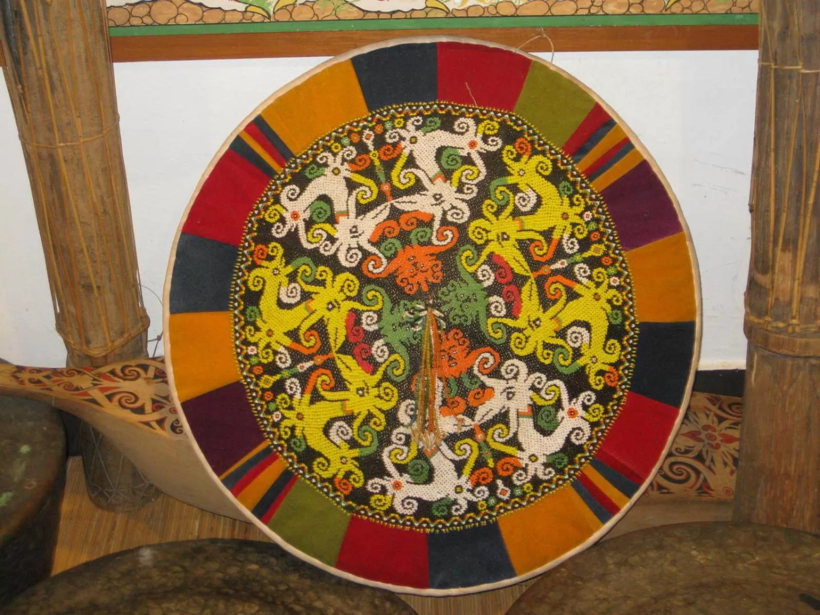 Decorative detail in Telang Usan Hotel Kuching