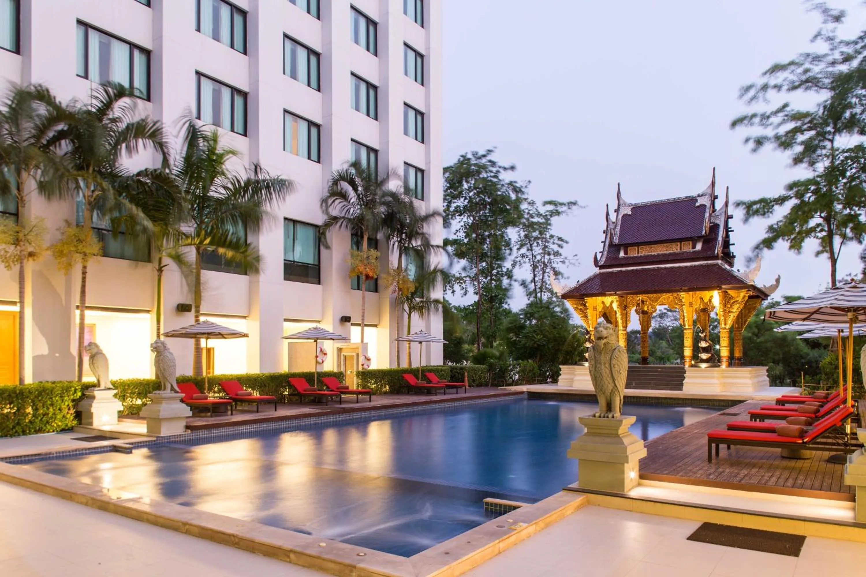 Property building in Mida Grande Hotel Dhavaravati Nakhon Pathom - SHA PLUS