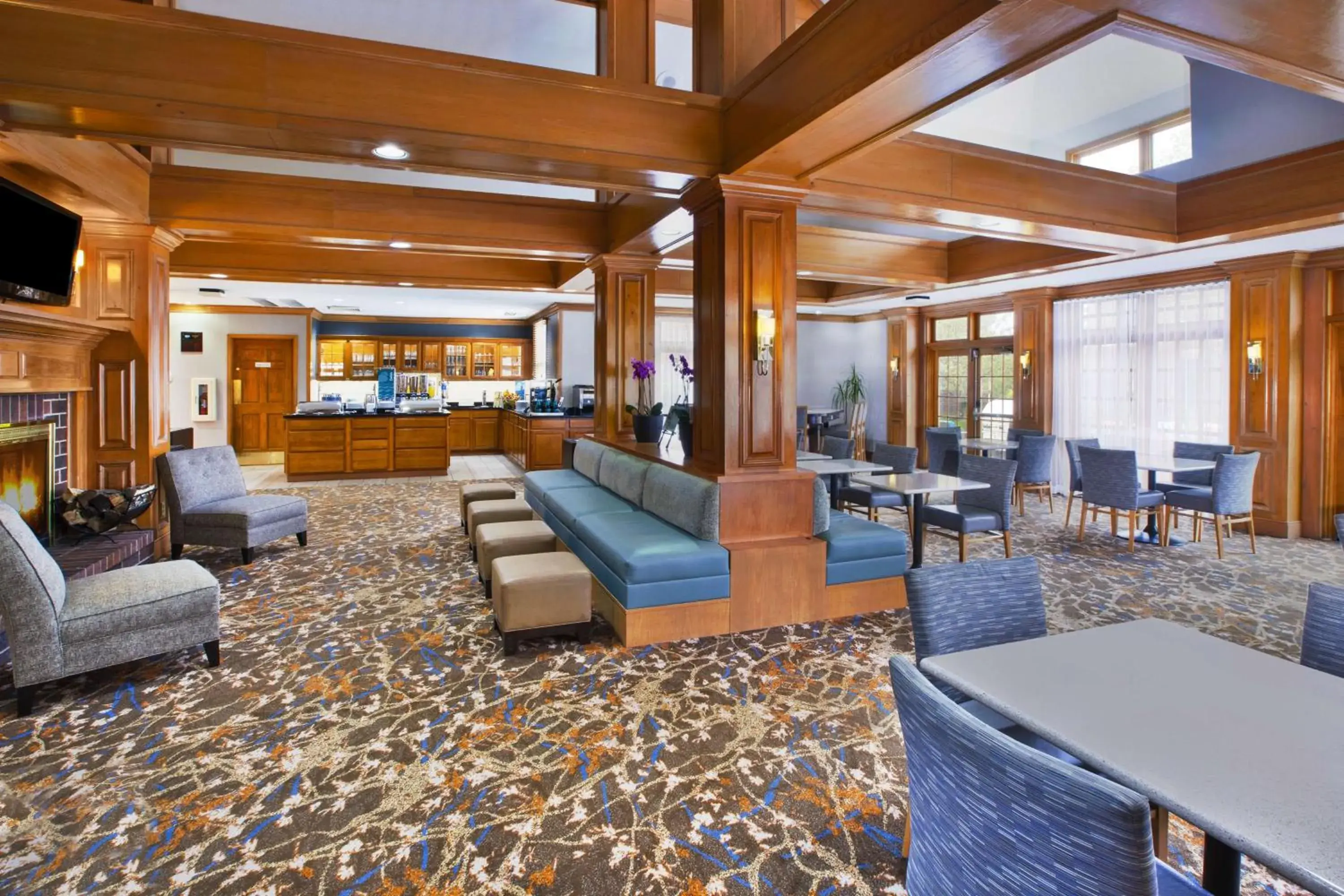 Lobby or reception in Homewood Suites Dayton-Fairborn