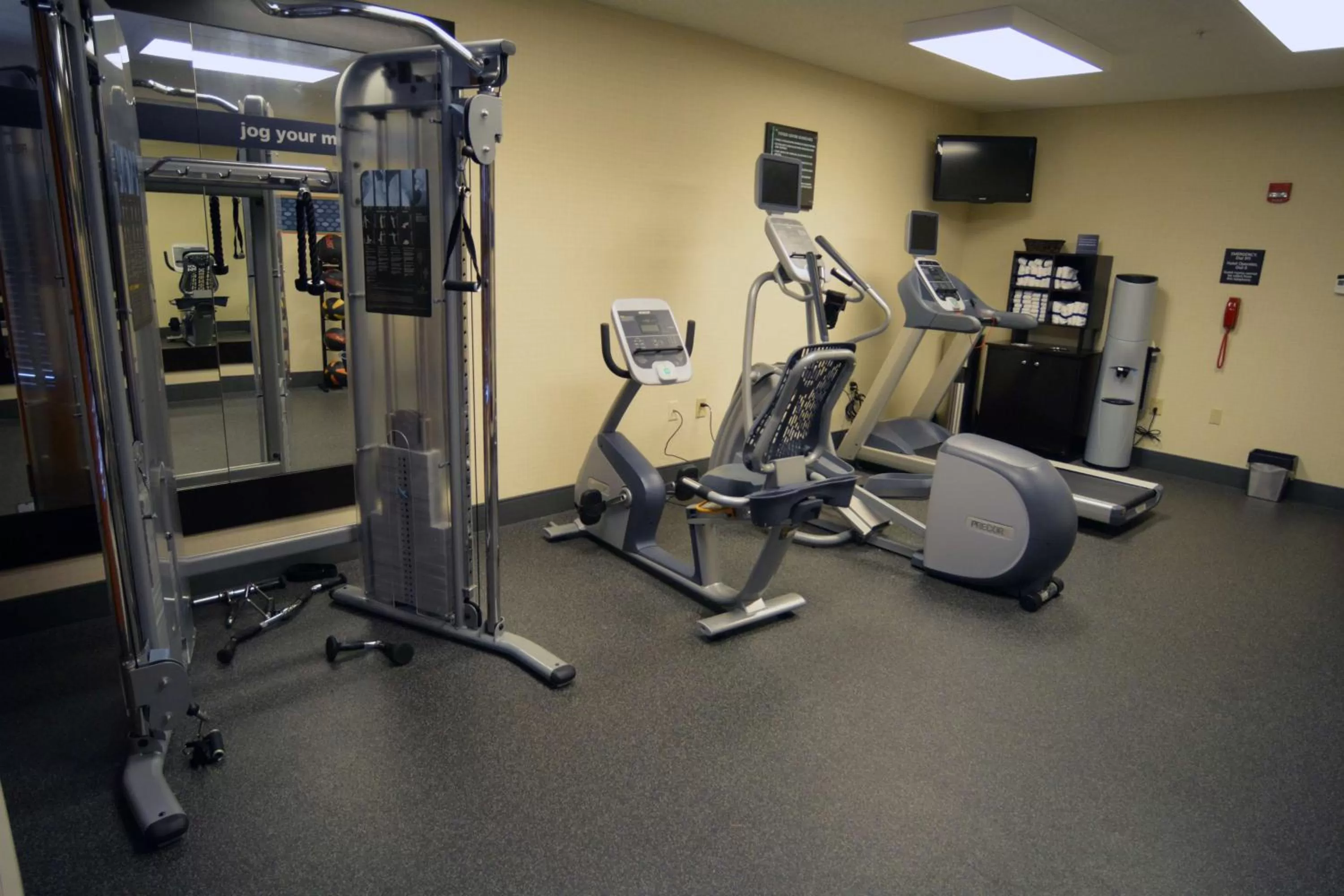 Fitness centre/facilities in Hampton Inn Warsaw