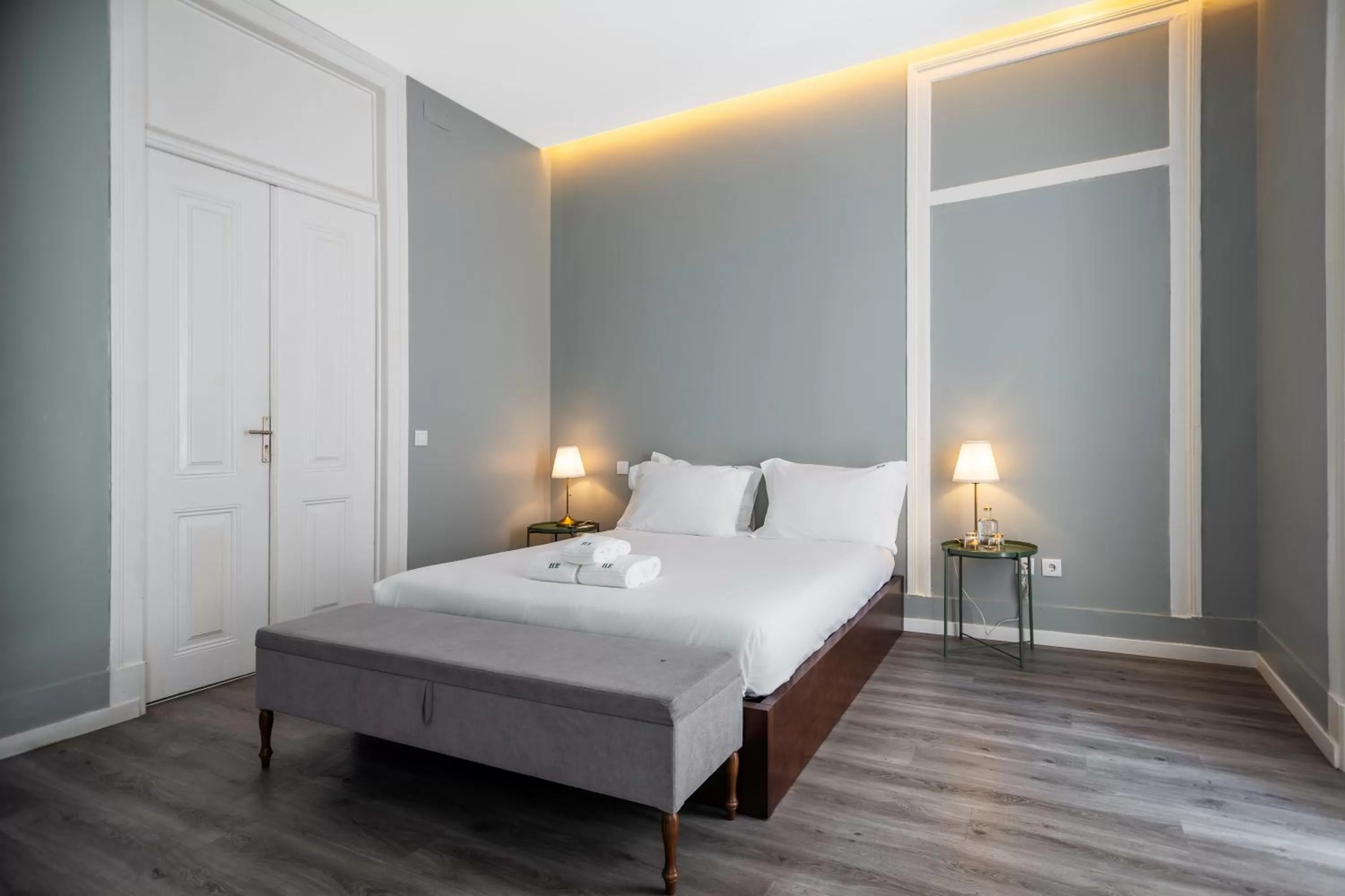 Bedroom, Bed in The Hygge Lisbon Suites - Estrela