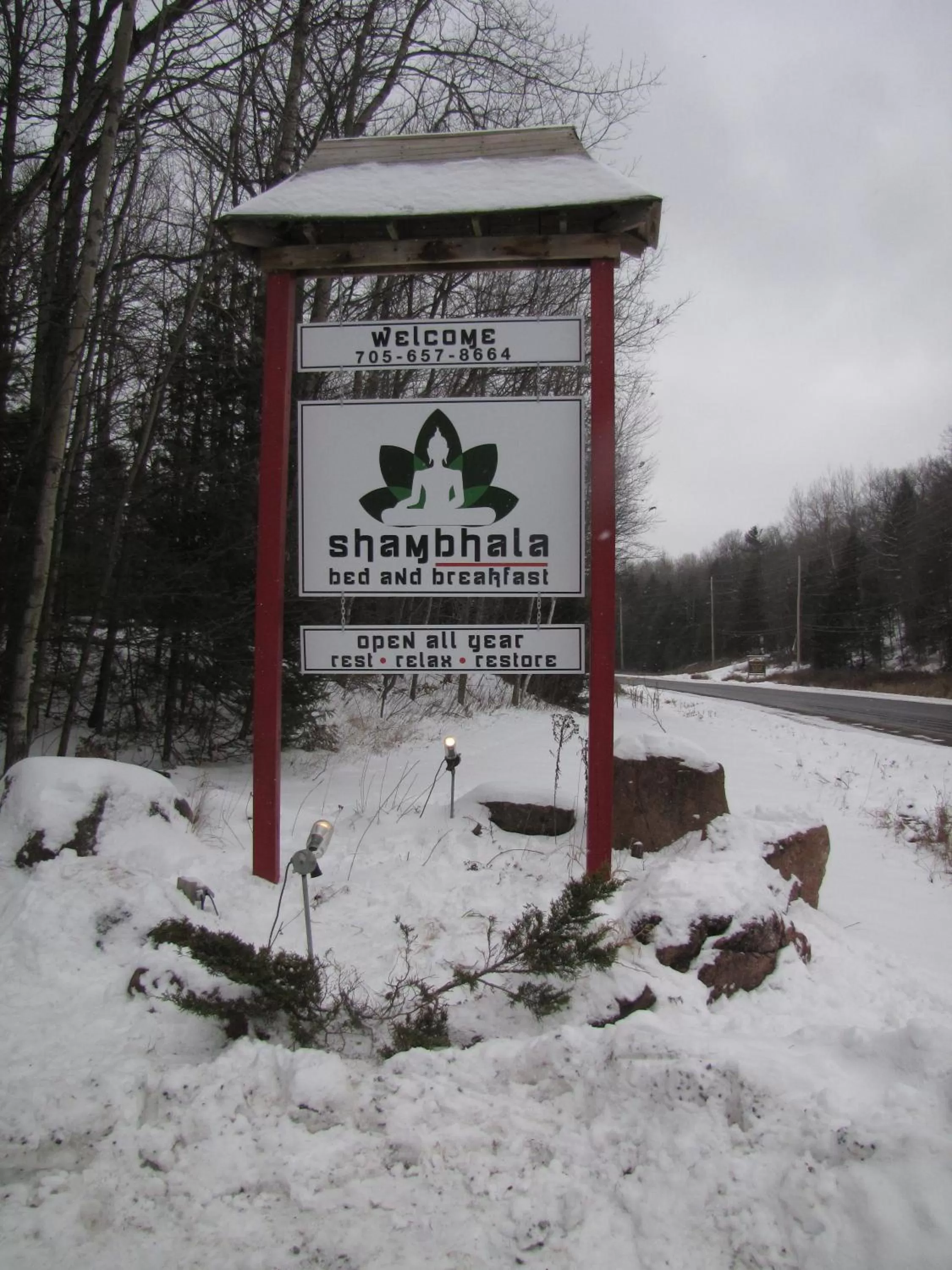 Property logo or sign, Winter in Shambhala Bed and Breakfast