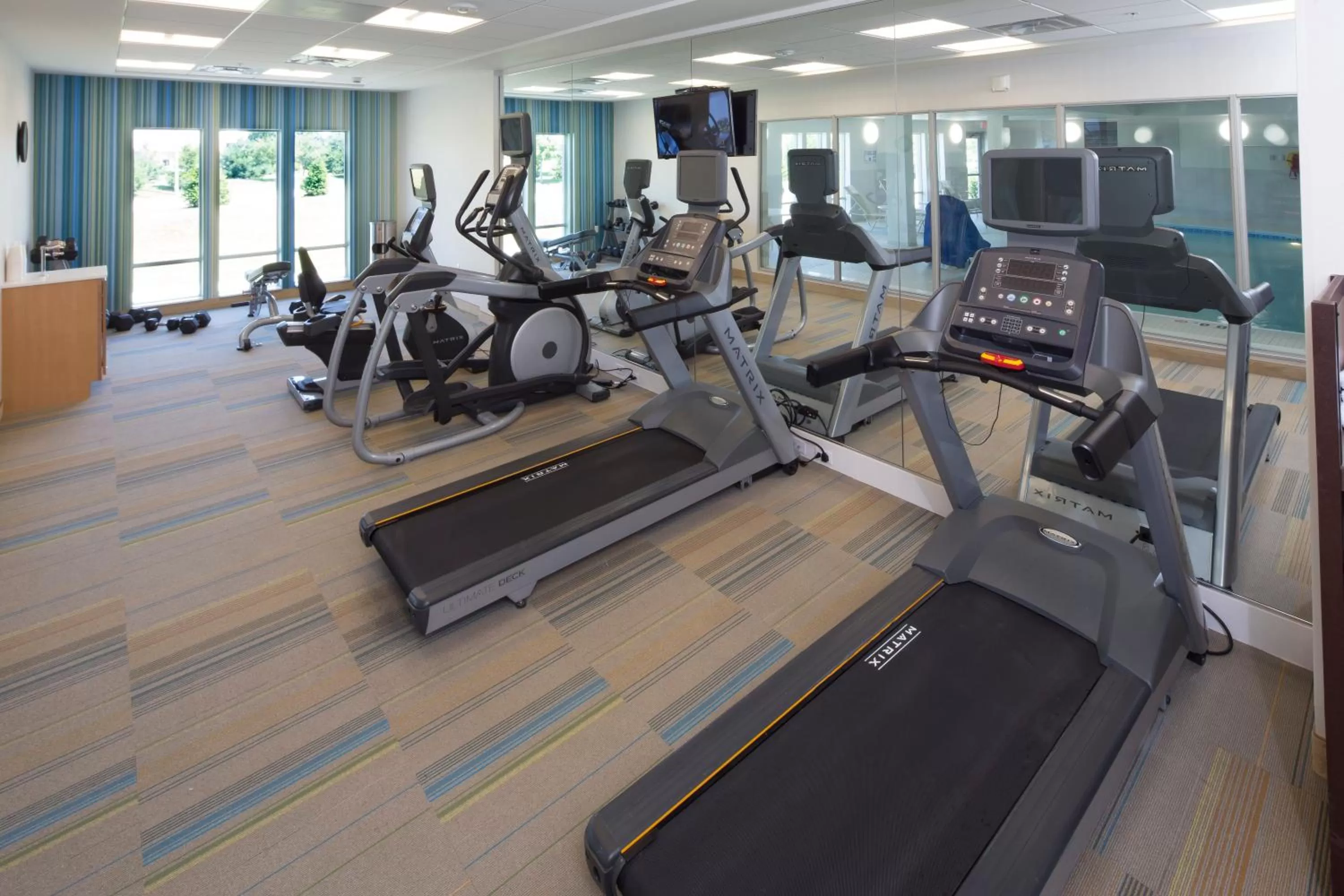 Fitness centre/facilities in Holiday Inn Express & Suites Monroe by IHG