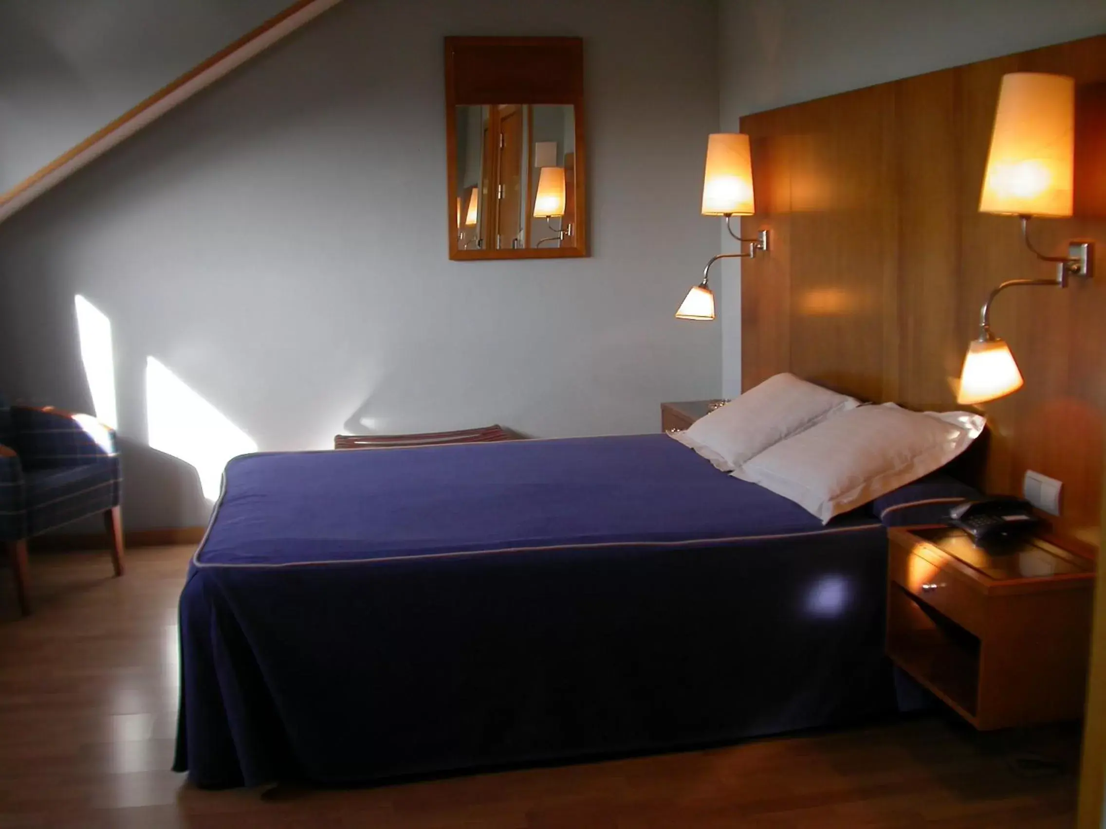 Bed in Hotel Galaico Bed in Hotel Galaico