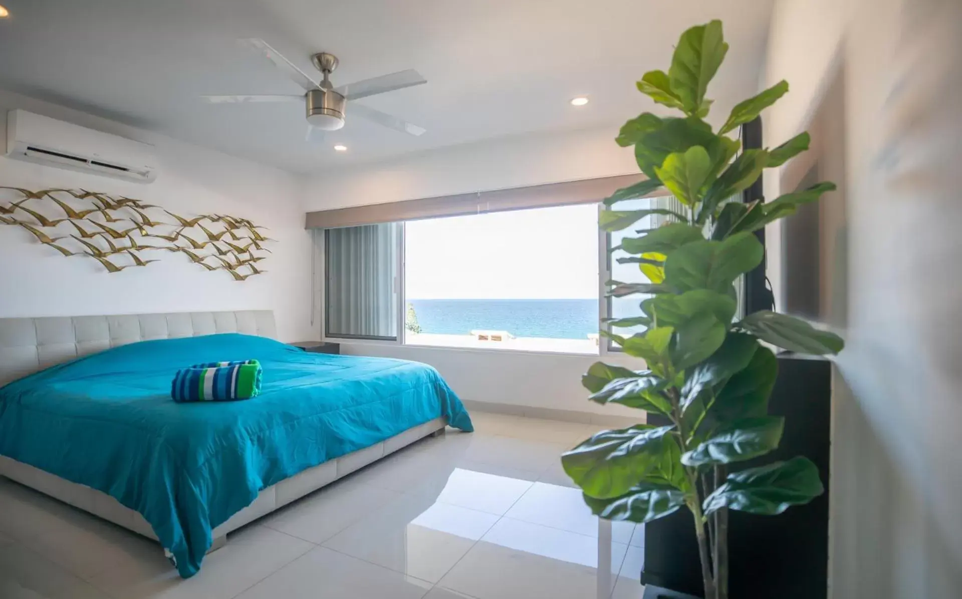 Bedroom in Beachfront Penthouses by LivIN Cancun