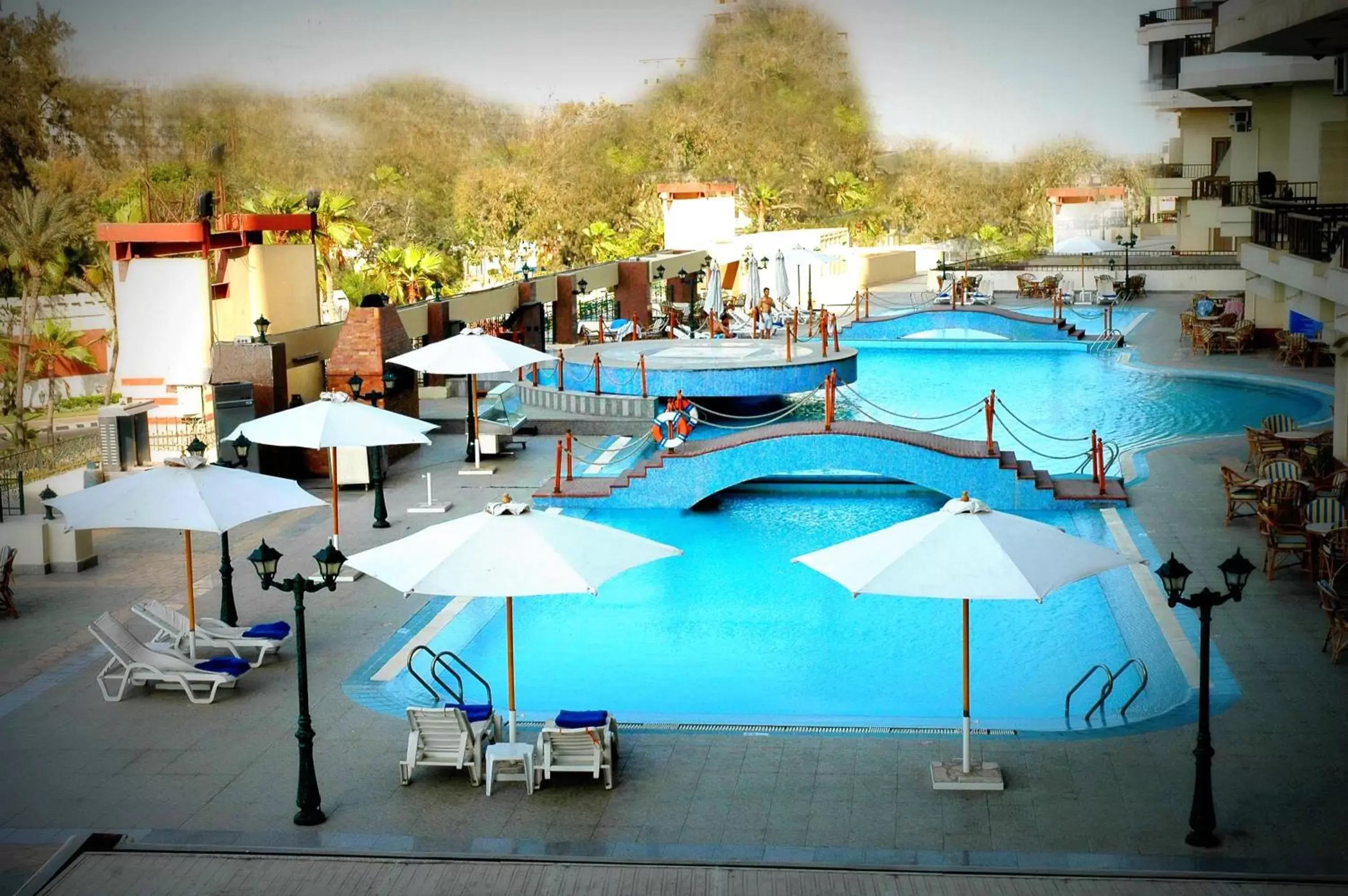 Pool View in AIFU Hotel El Montazah Alexandria