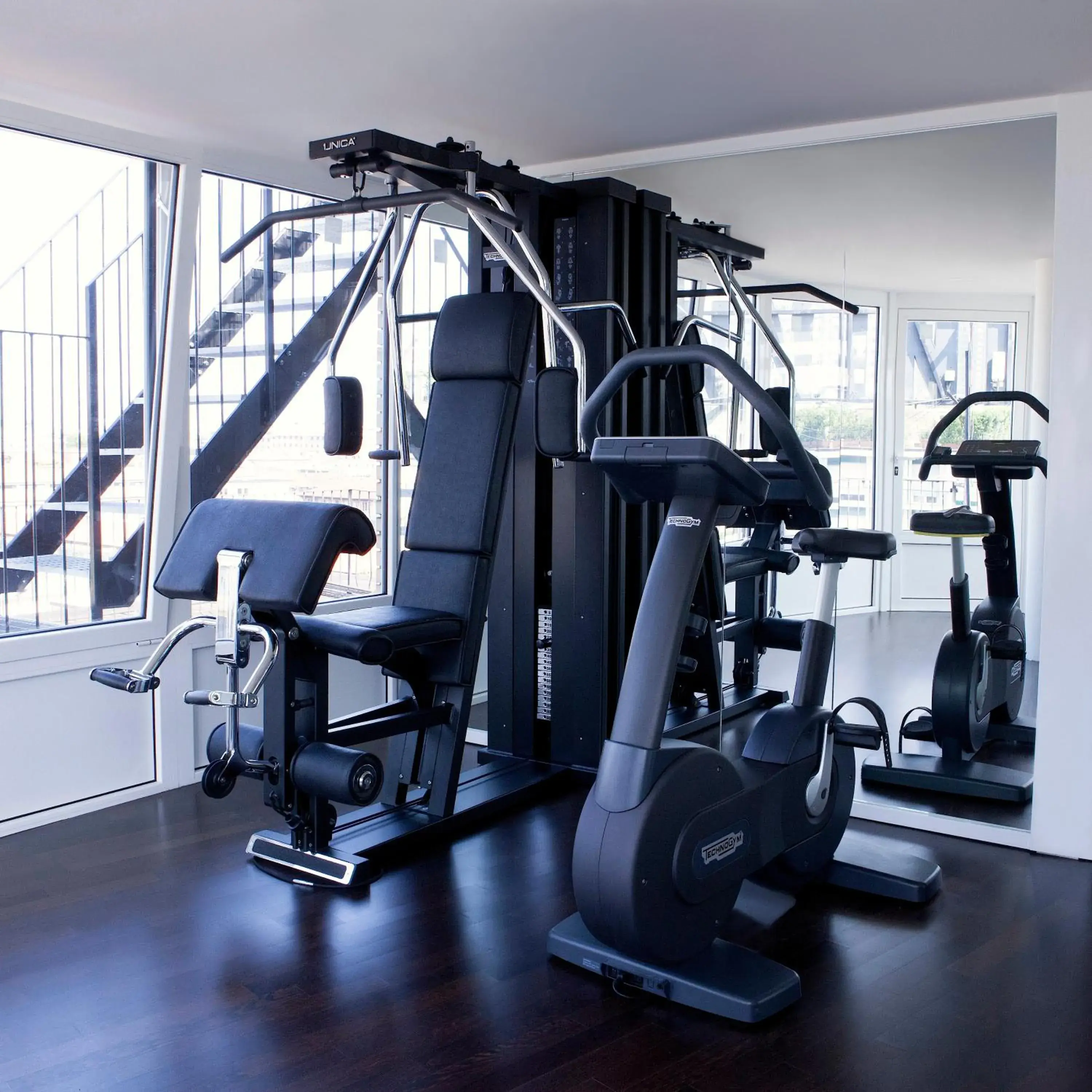 Fitness centre/facilities in Hotel Mennini