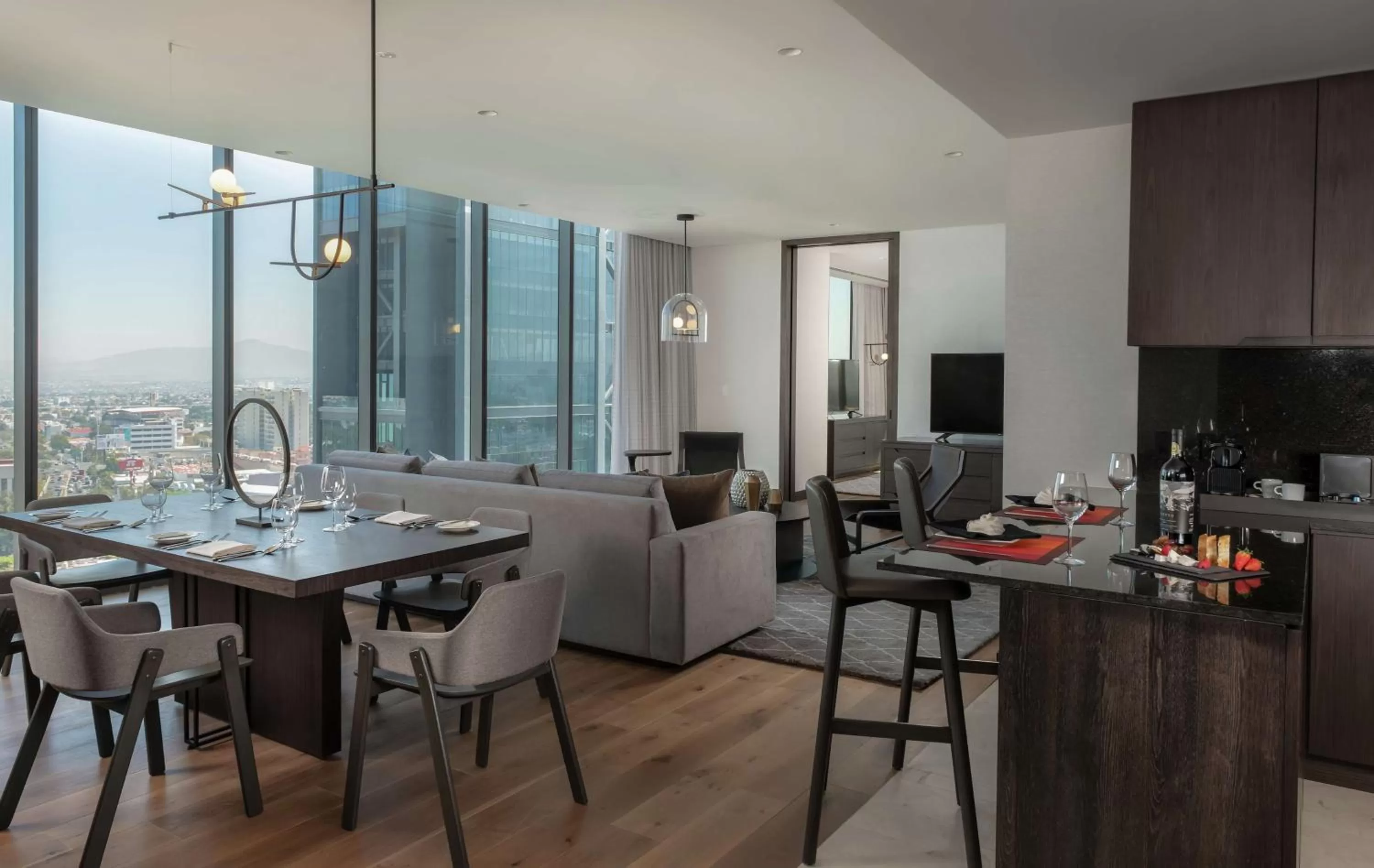 Living room in Hilton Guadalajara Midtown