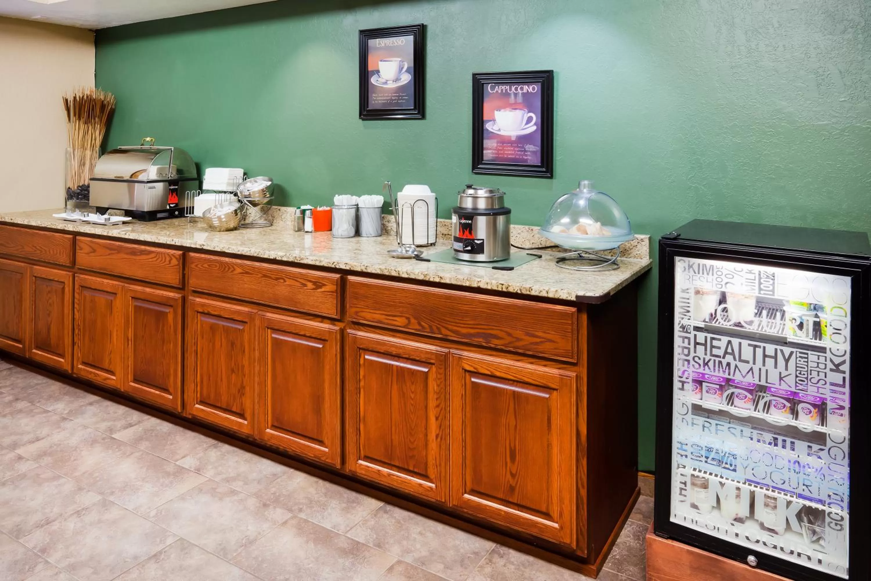 American breakfast in AmericInn by Wyndham Ironwood