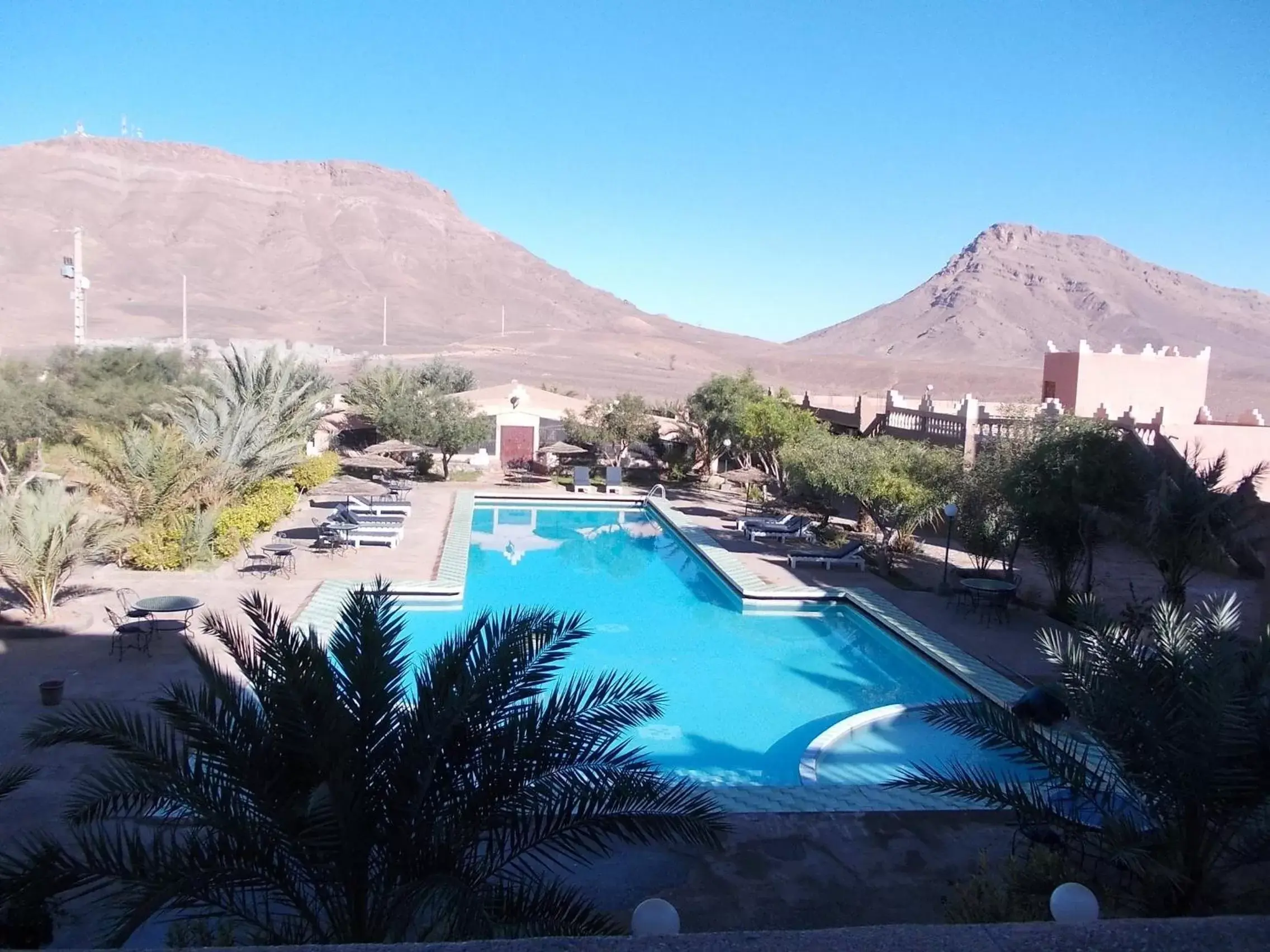 Swimming pool, Pool View in La Perle Du Drâa