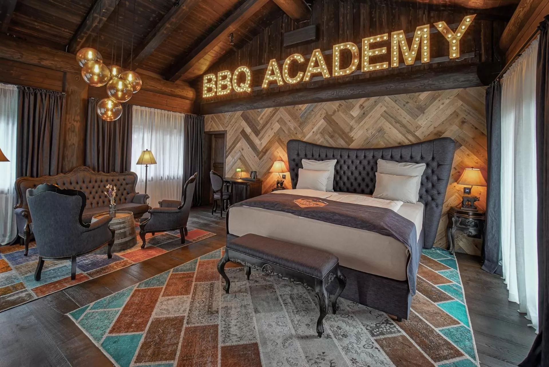 Bed in Timberjacks Kassel Motel