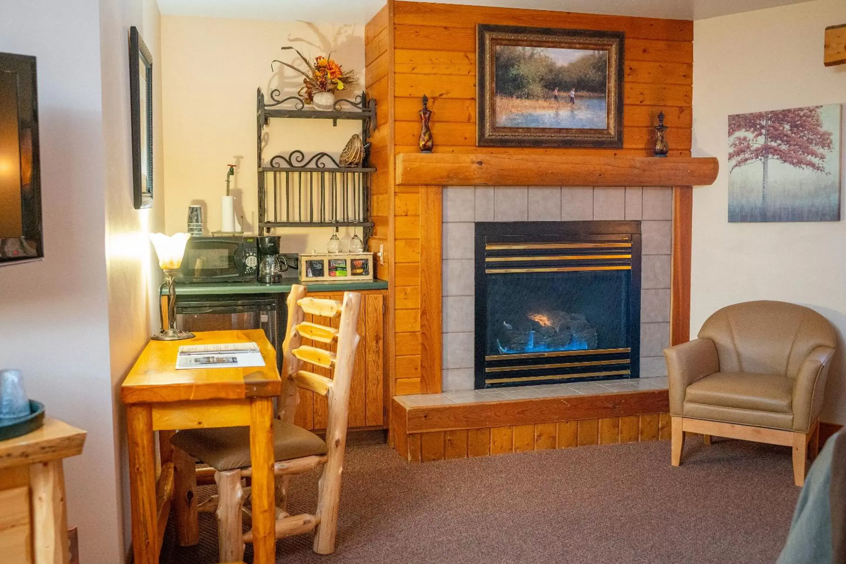 TV/Entertainment Center in Spearfish Canyon Lodge