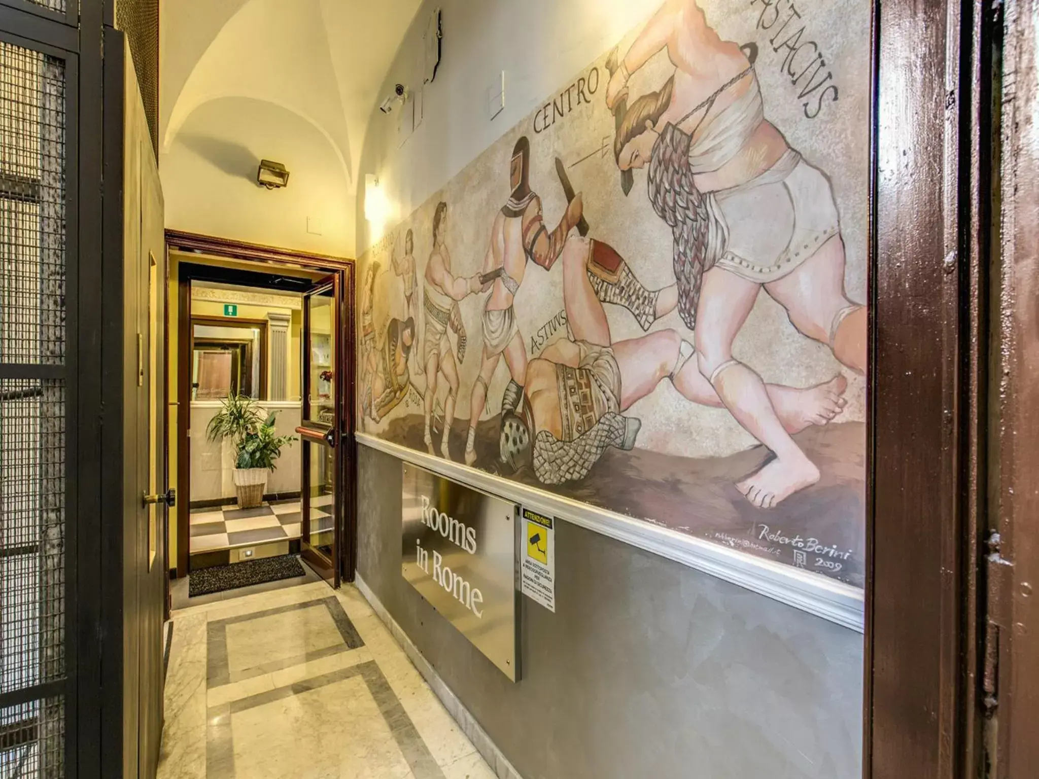 Lobby or reception in Hotel Centro Cavour Roma