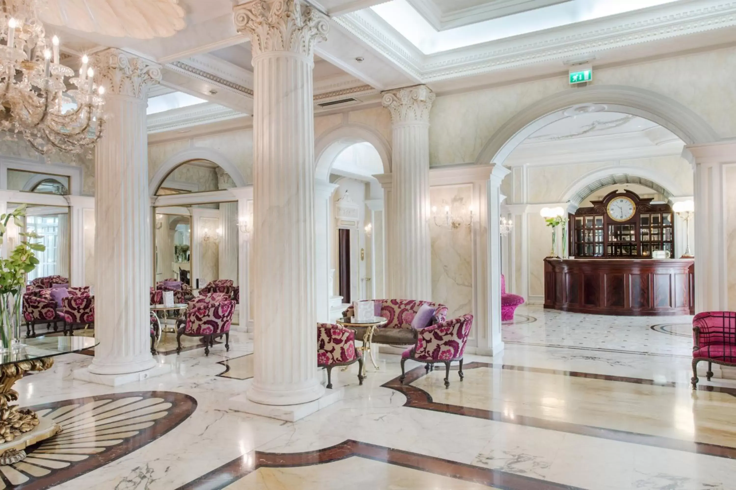 Lobby or reception, Restaurant/Places to Eat in Grand Hotel Des Bains