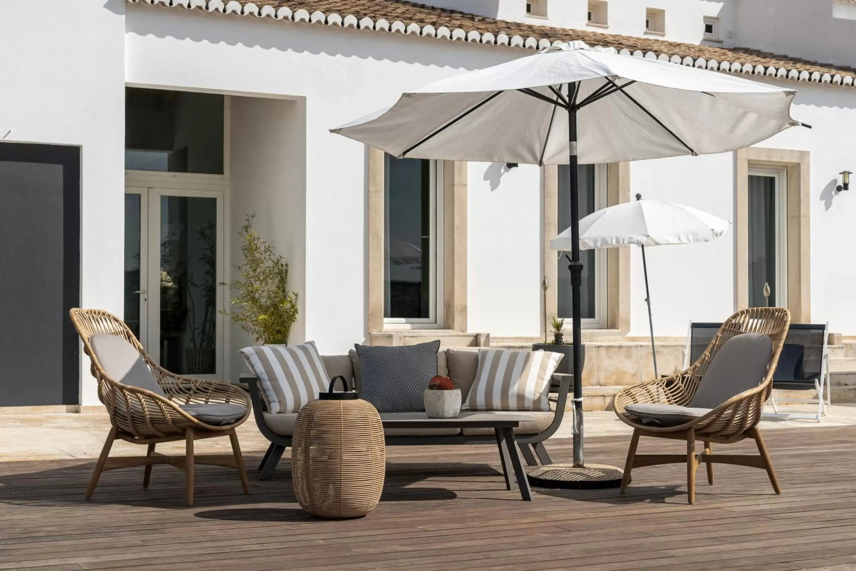 Balcony/Terrace, Seating Area in Vila Valverde Design Country Hotel