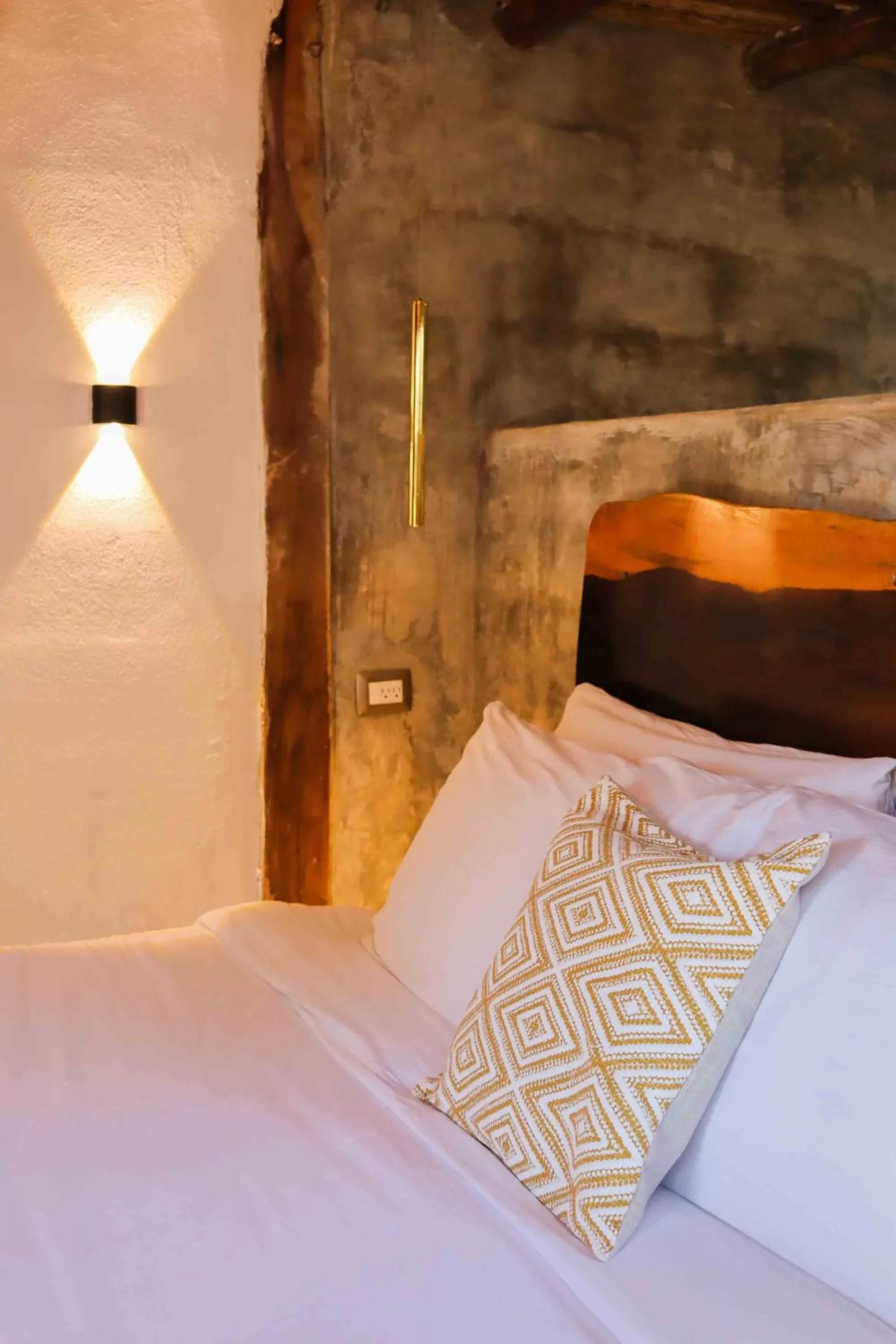 Bed in Casa Mate BeachFront Cabañas El Cuyo