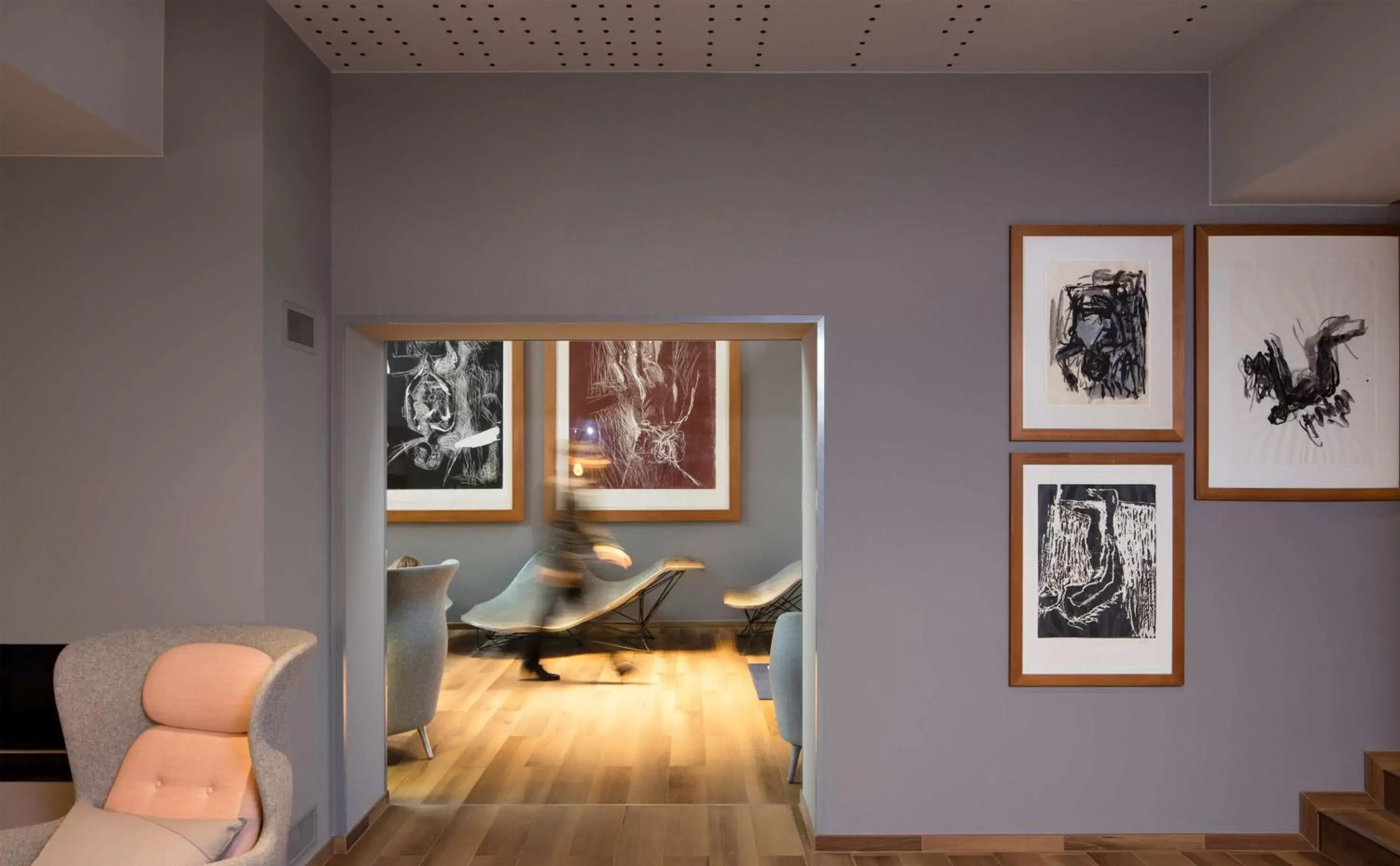 Lobby or reception in art'otel berlin mitte, Powered by Radisson Hotels Lobby or reception in art'otel berlin mitte, Powered by Radisson Hotels