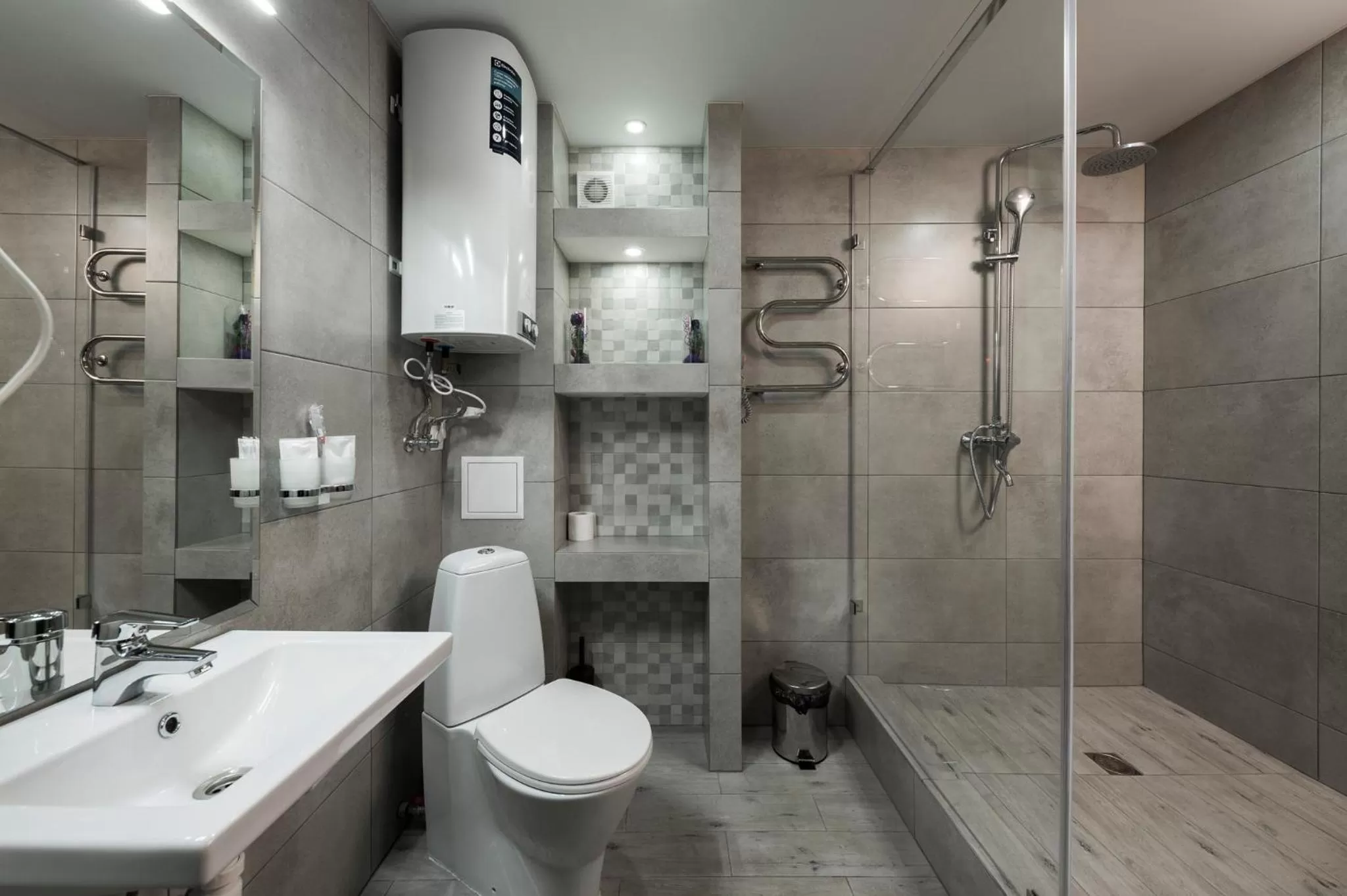 Bathroom in Hotel Nivki