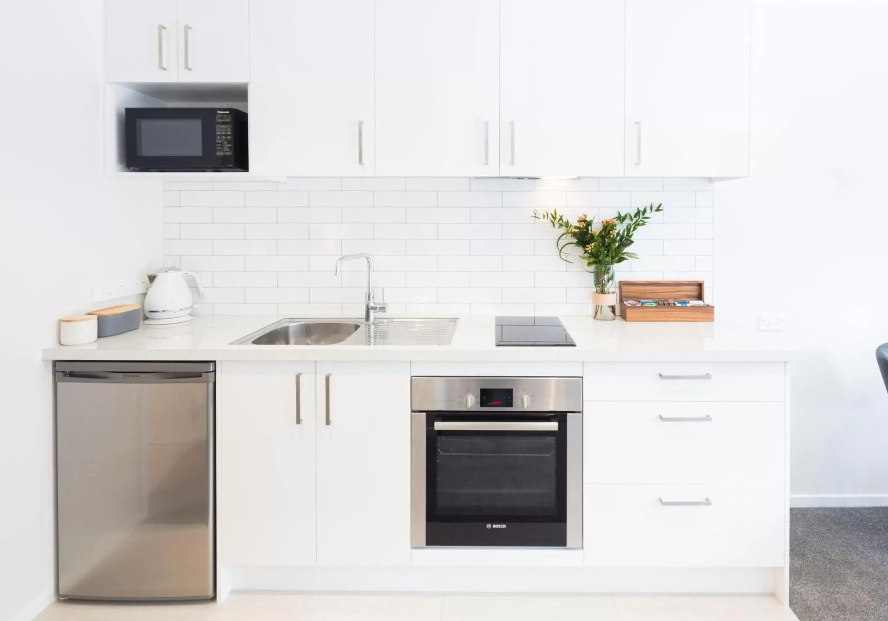 Kitchen/Kitchenette in Beechwood Boutique Accommodation