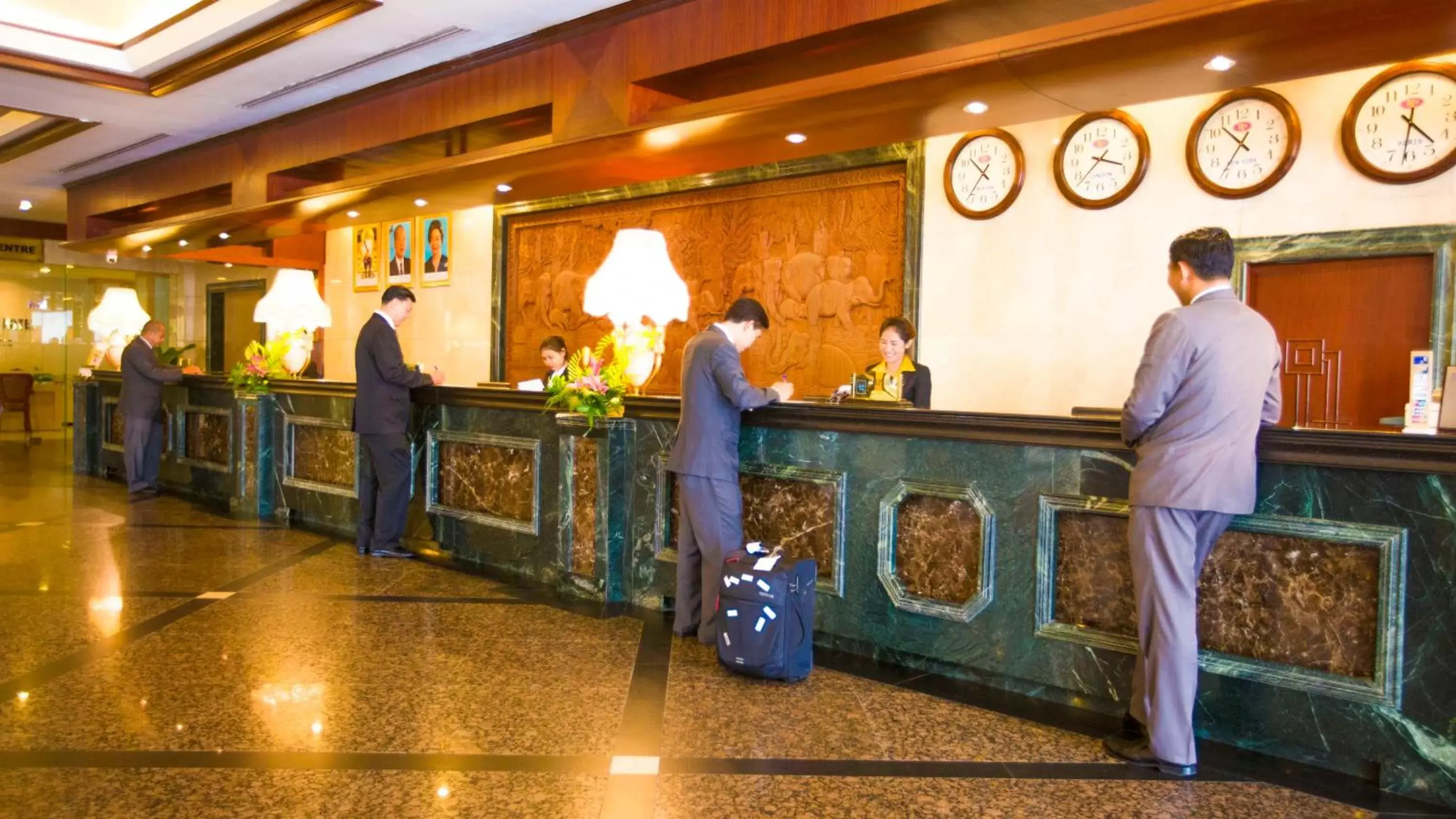 Staff, Lobby/Reception in Phnom Penh Hotel