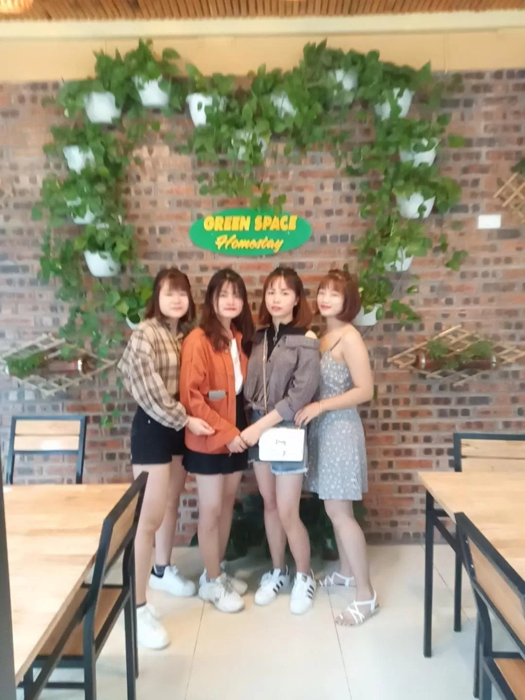 group of guests in Green Space Homestay