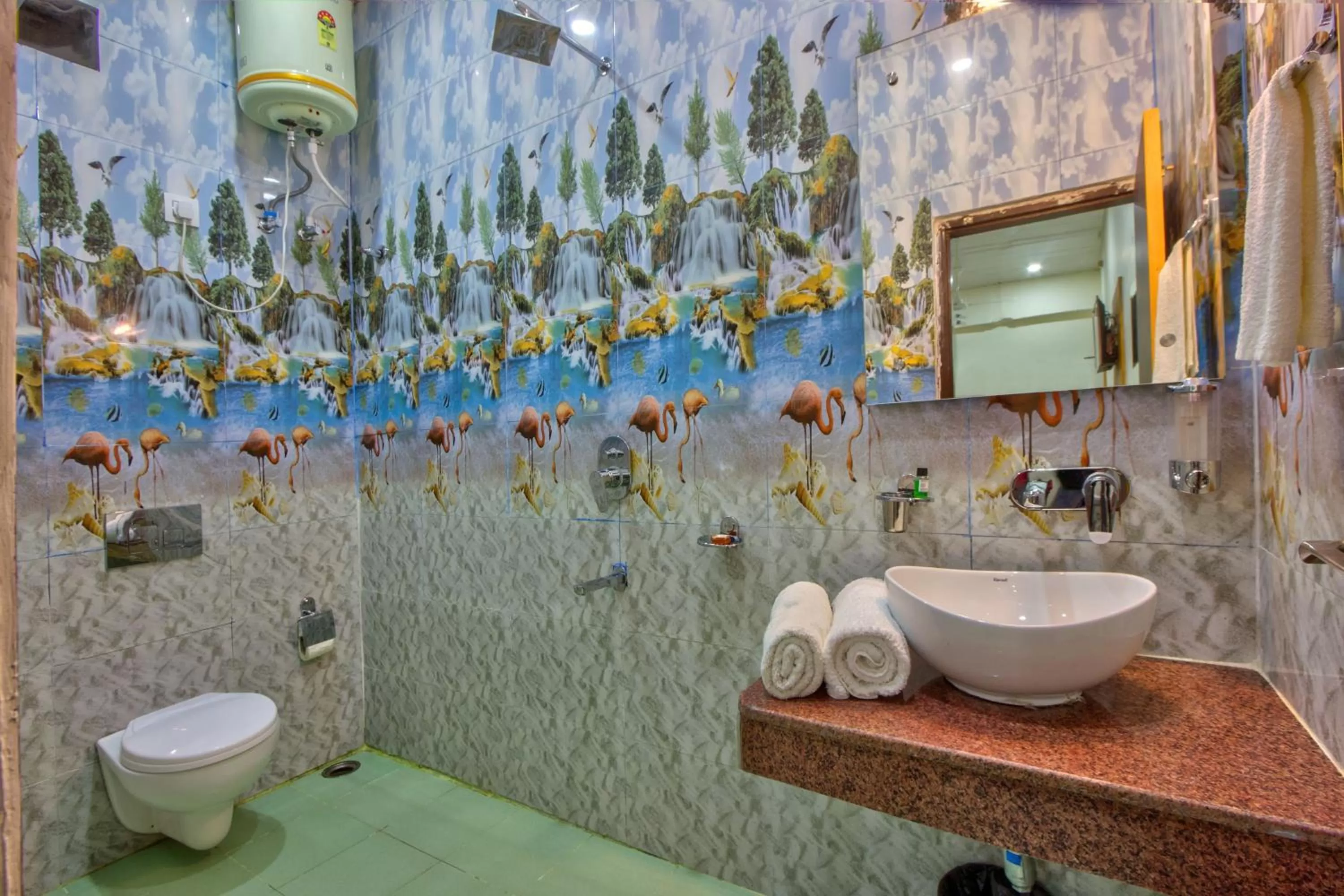 Bathroom in Hotel Bliss Valley - Hotel in Dharamshala