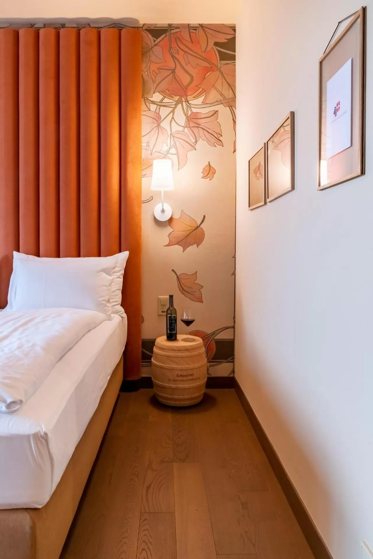 Bed in Conca Bella Boutique Hotel & Wine Experience