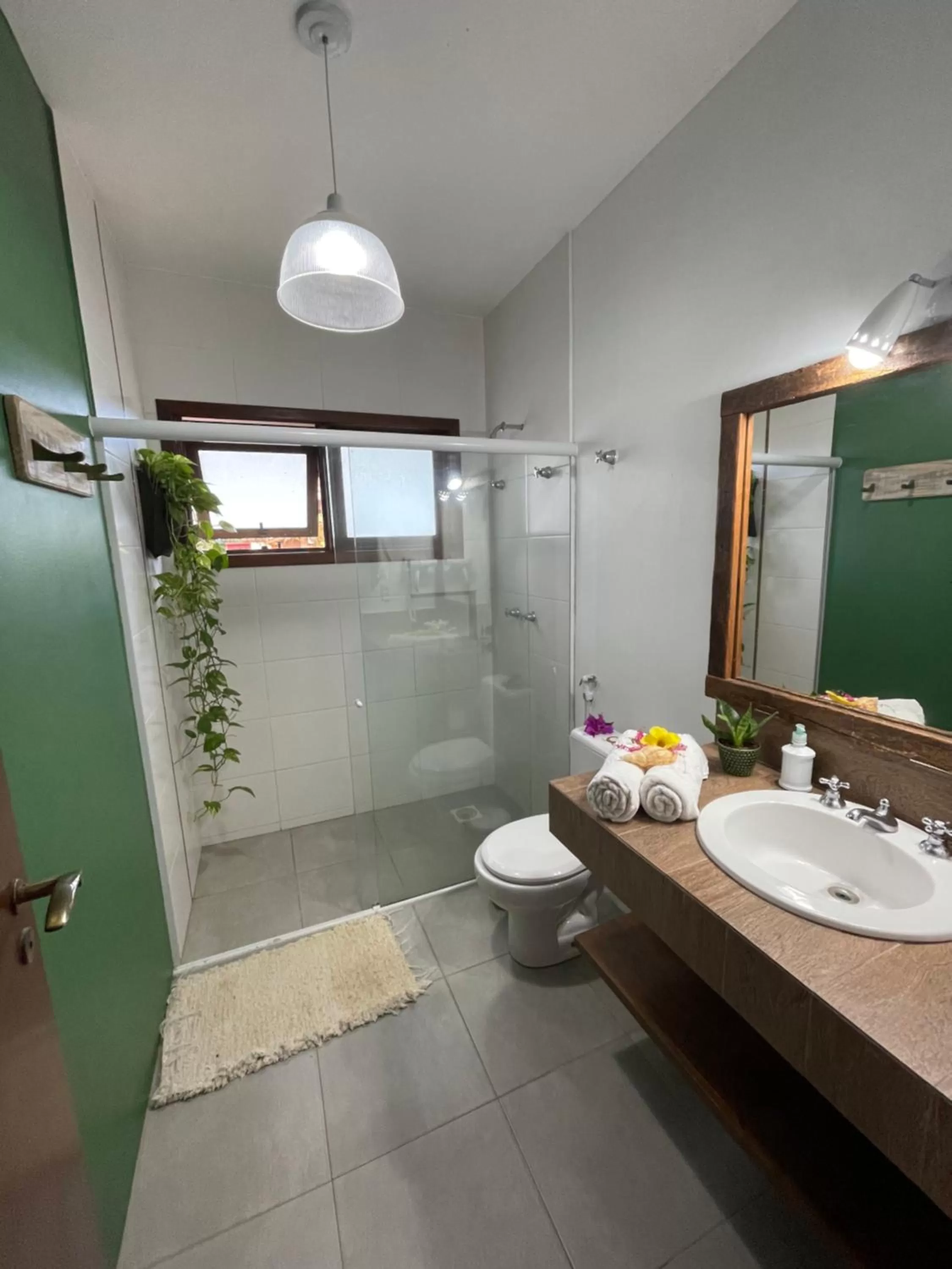 Bathroom in Pousada Santarina