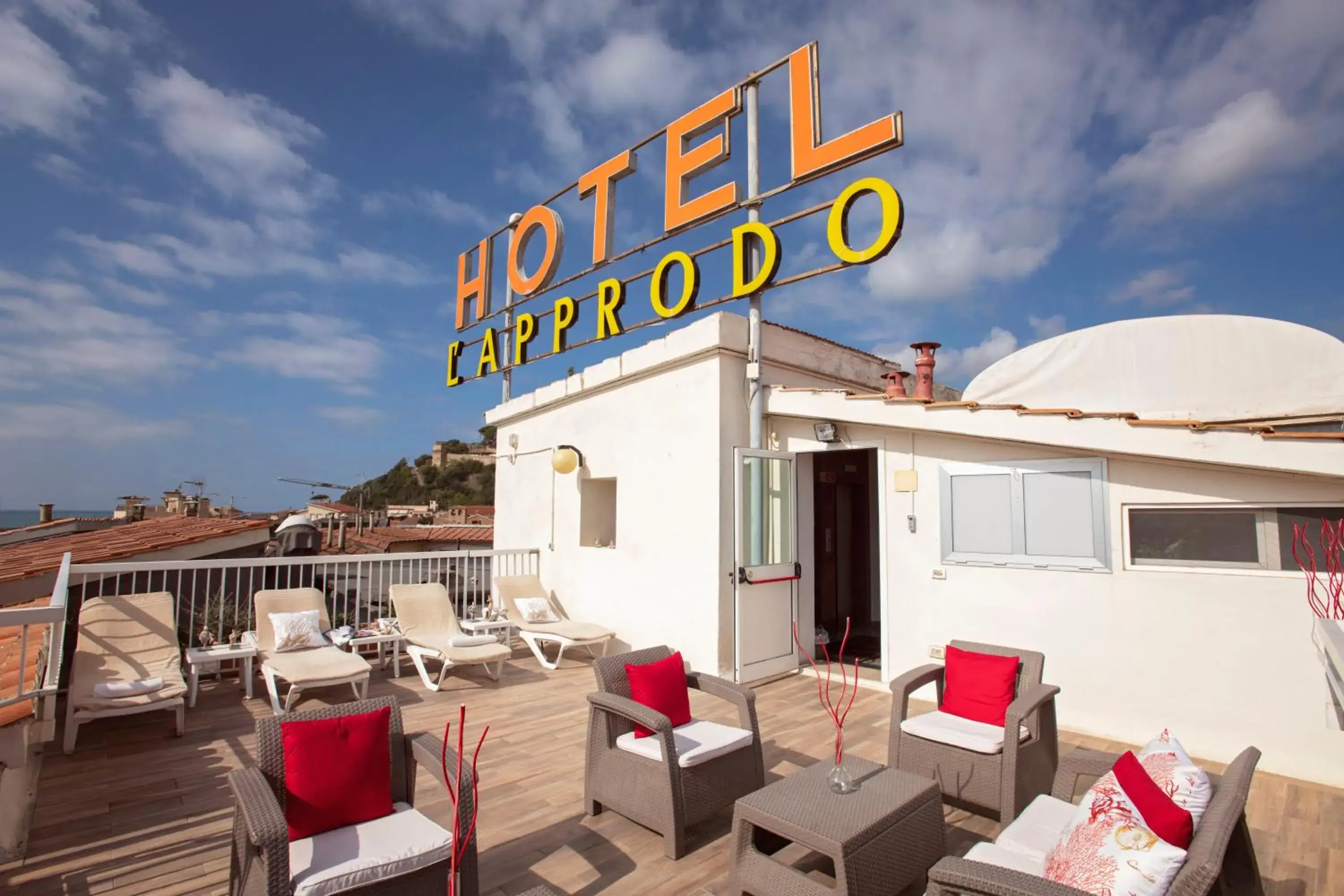 Patio in Hotel L'Approdo