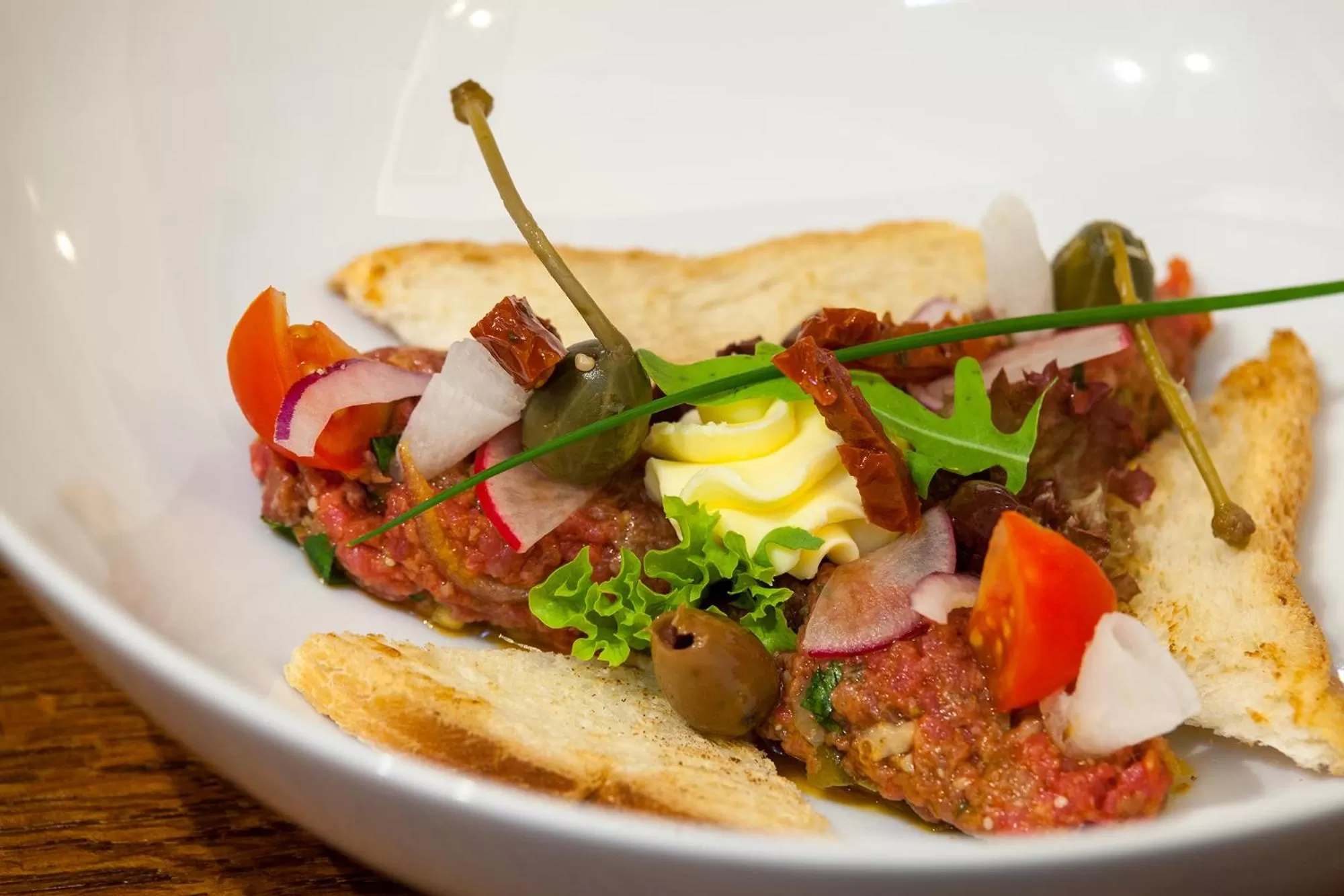 Food and drinks in Augustiner in Meran