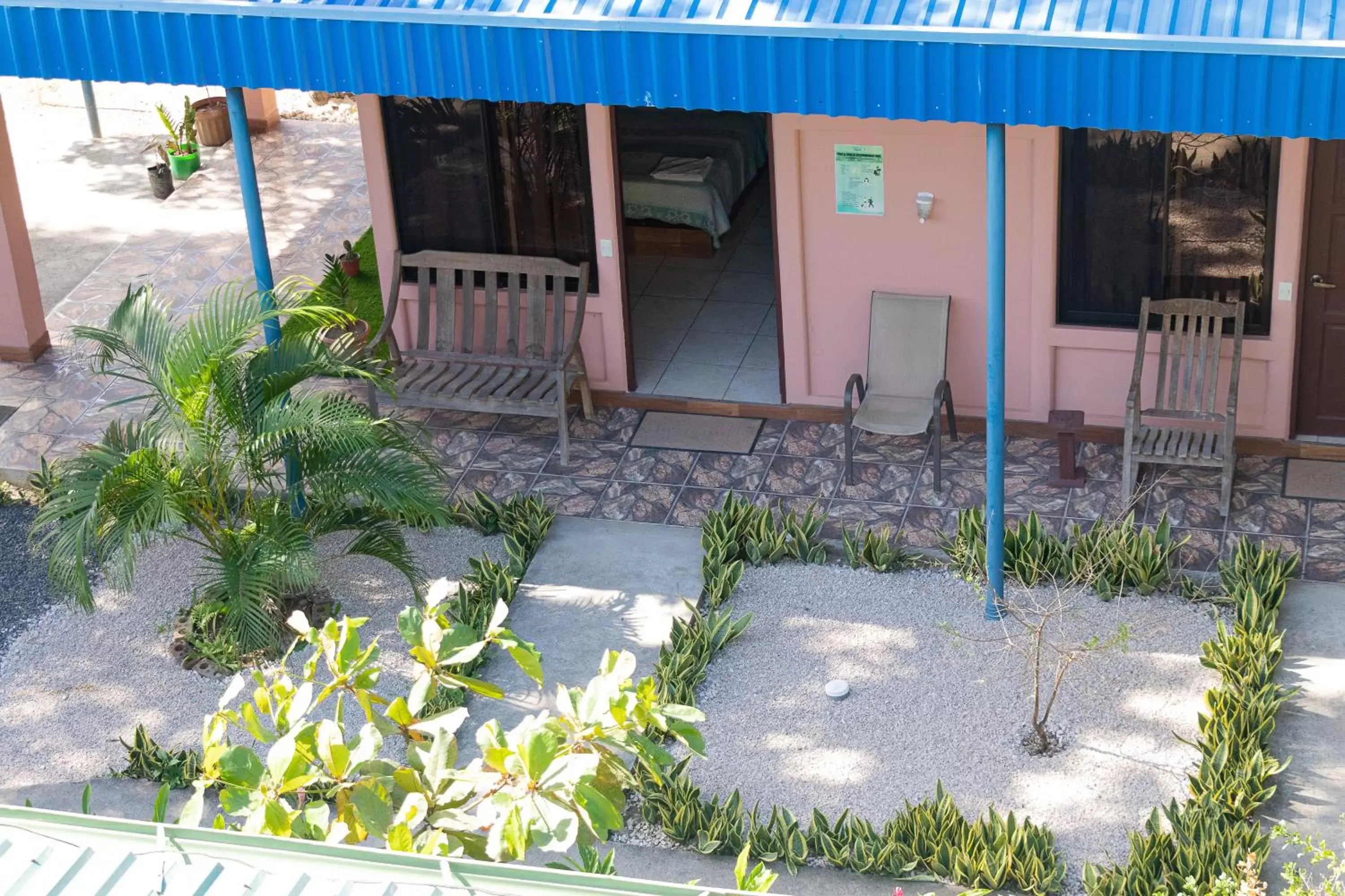 Patio, Property Building in Hotel Villa Hermosa