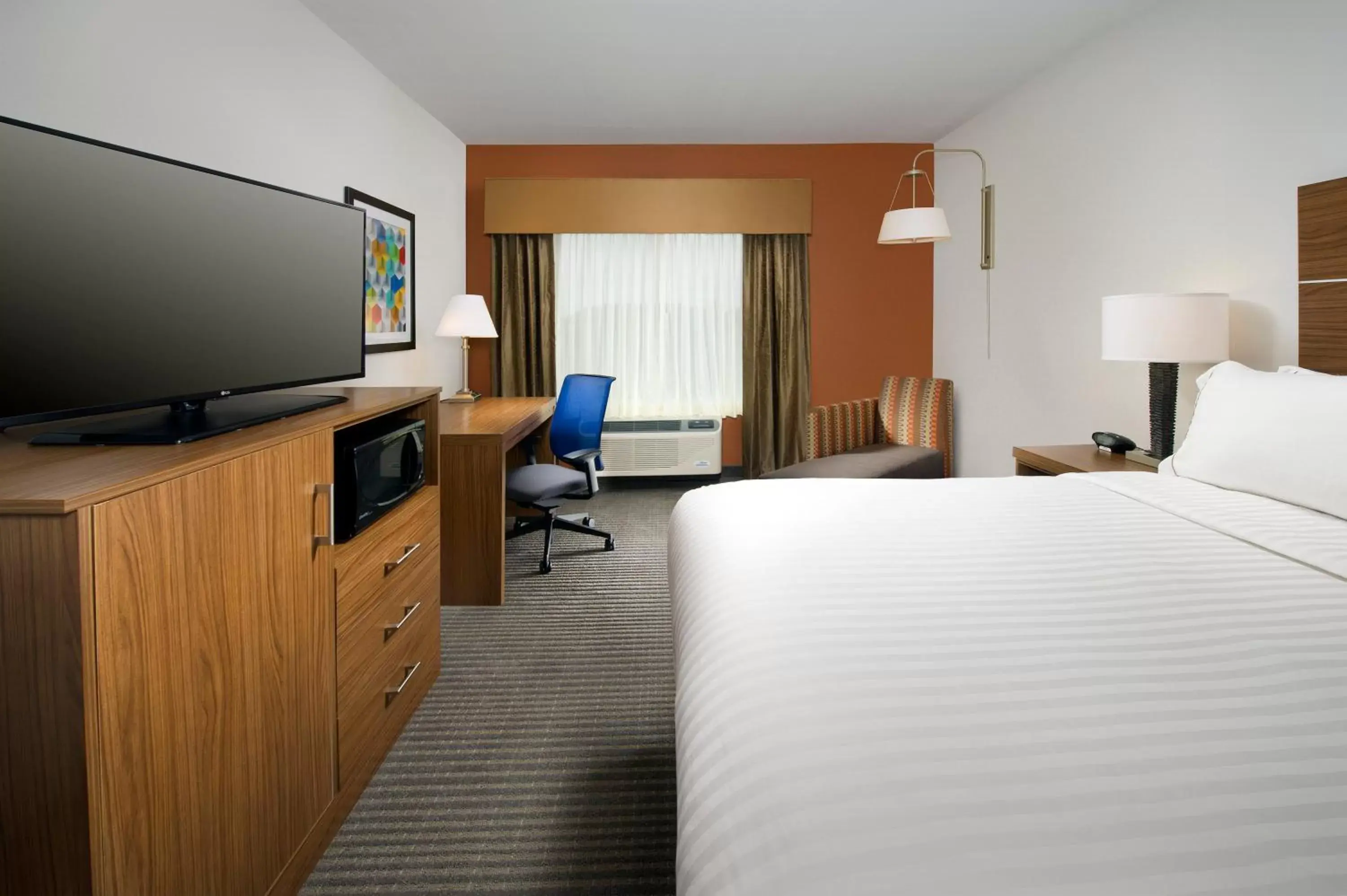 Photo of the whole room, TV/Entertainment Center in Holiday Inn Express & Suites Bay City, an IHG Hotel