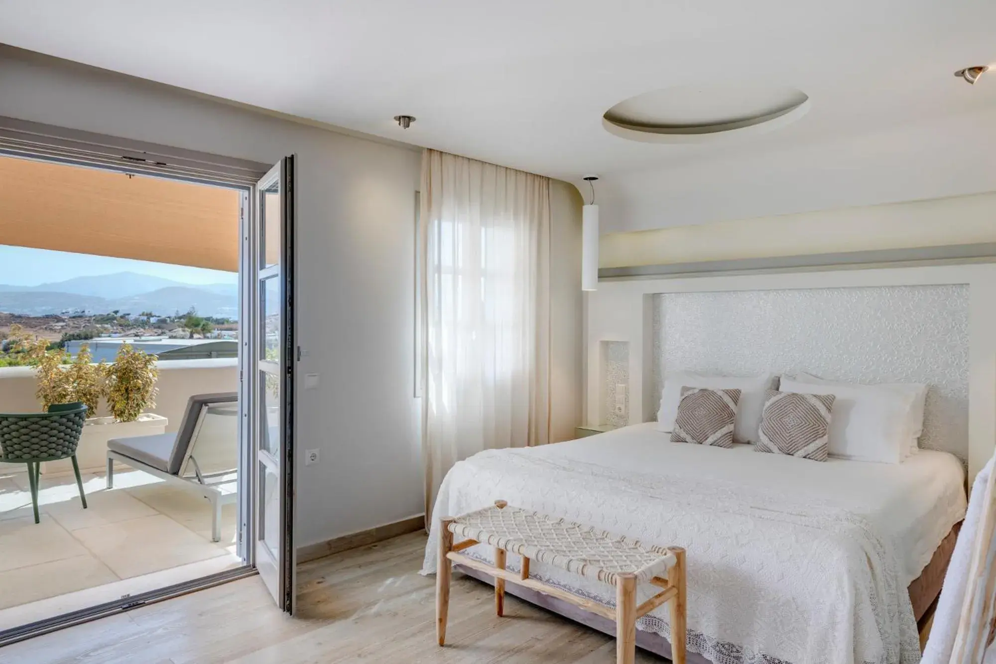 Double Partial Sea View Room in Kouros Art Hotel - Designed for Adults Double Partial Sea View Room in Kouros Art Hotel - Designed for Adults