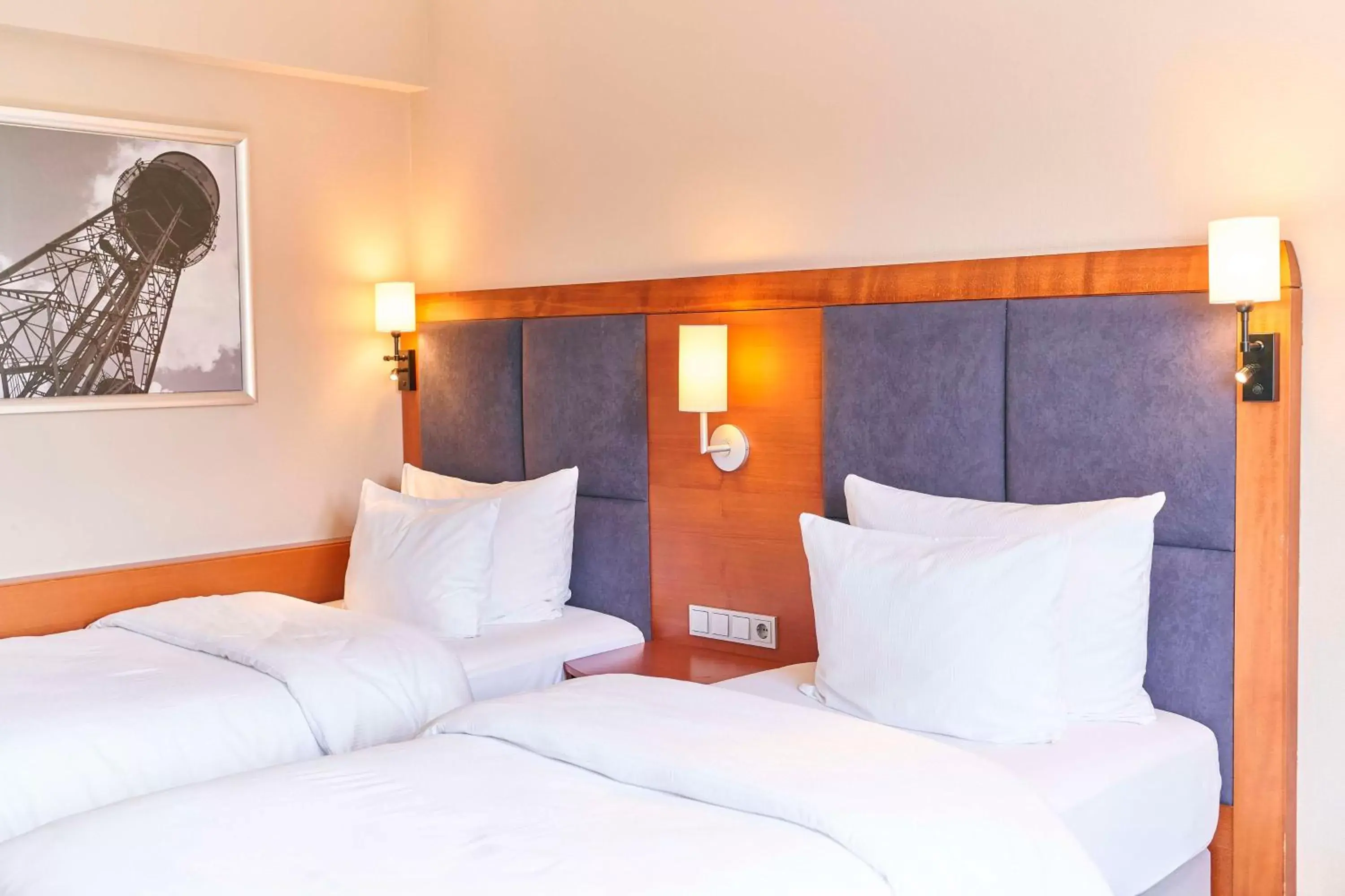 Bedroom, Bed in Radisson Blu Hotel Dortmund Bedroom, Bed in Radisson Blu Hotel Dortmund